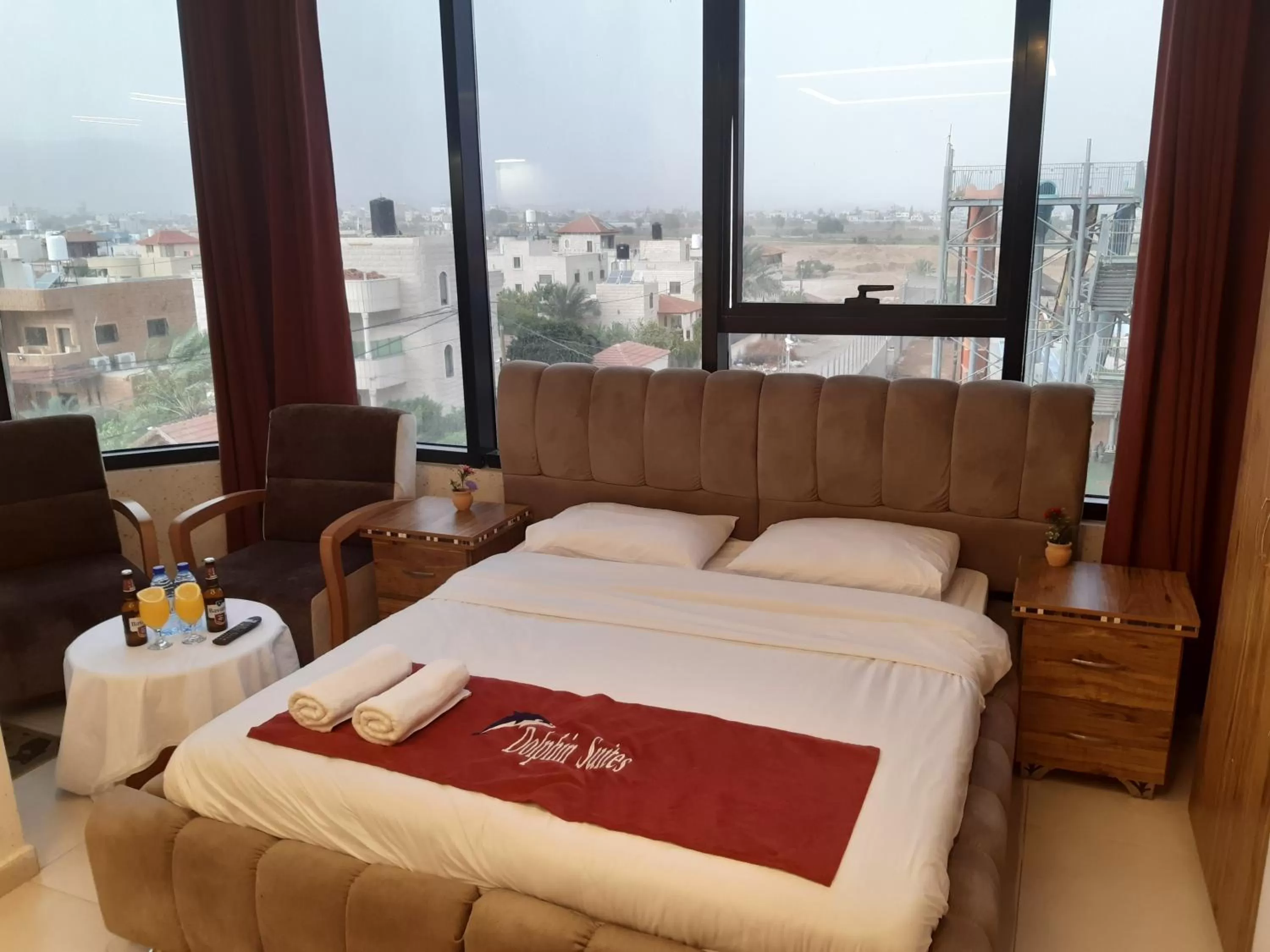 Bed in Dolphin Suites