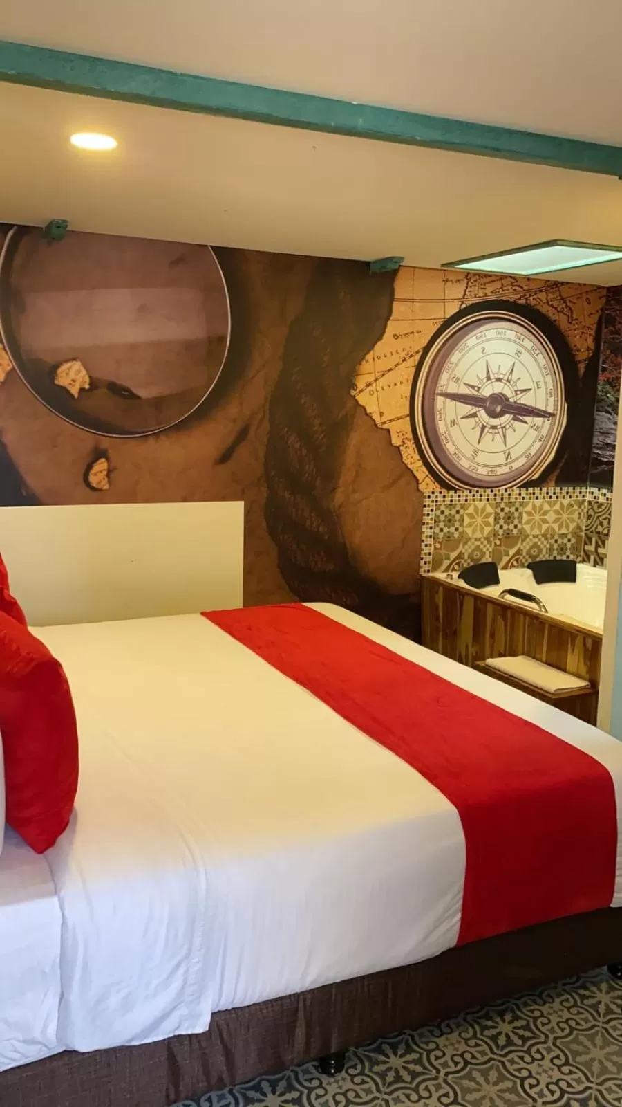 Bed in Hotel Casa Antigua