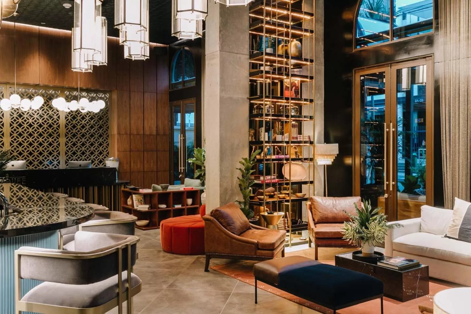 Lobby or reception in Hotel Marquee Medellín