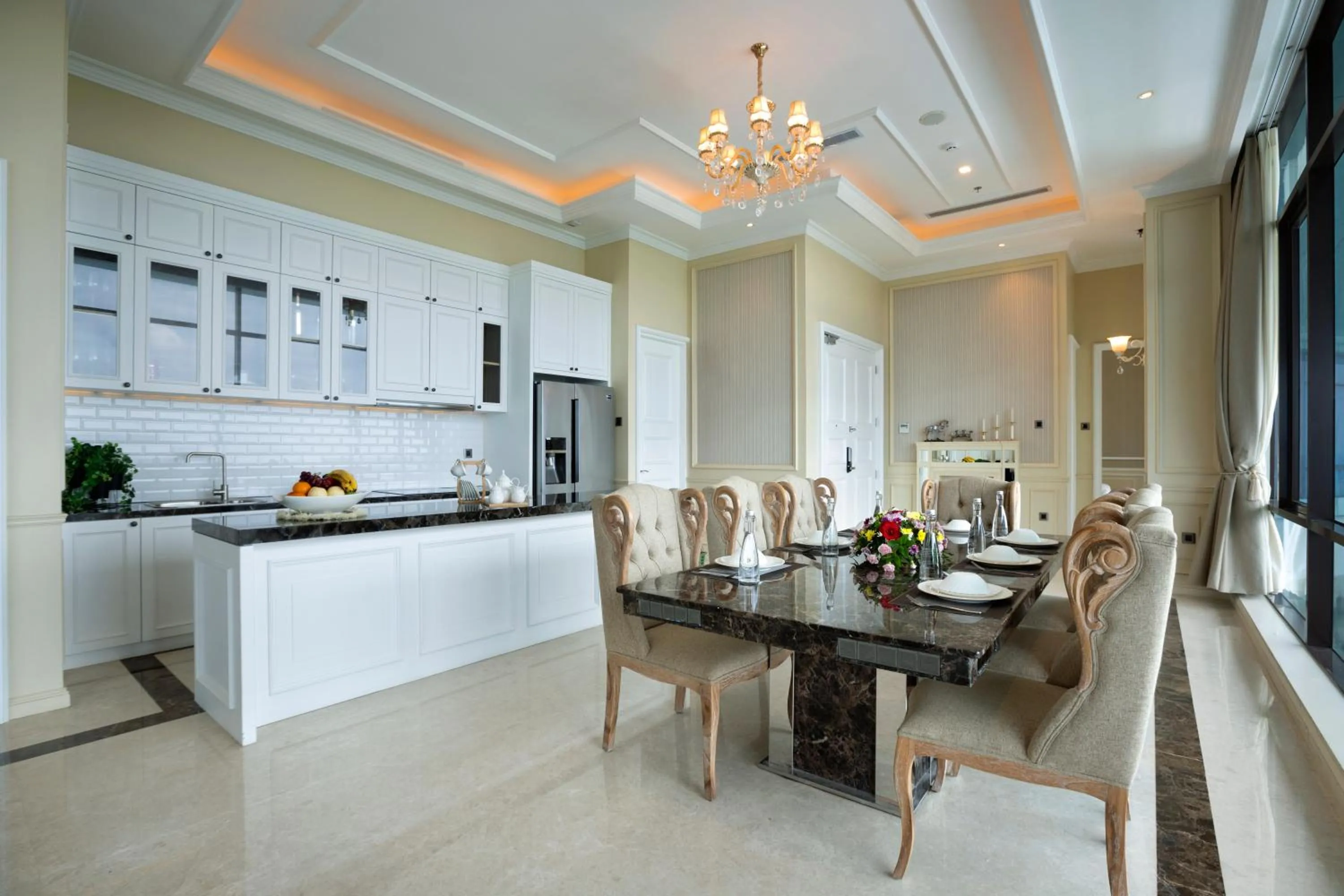 Kitchen or kitchenette in Panbil Residence Serviced Apartment