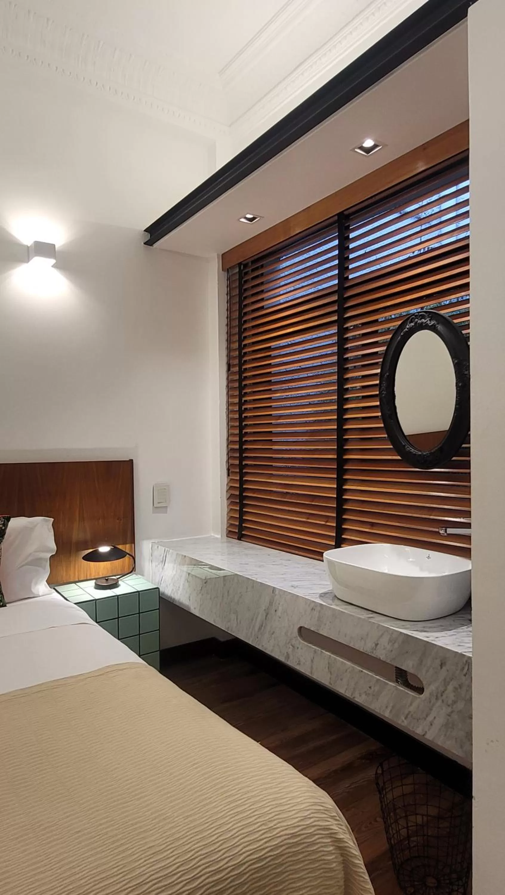 Bed, Bathroom in FAUNA Montevideo