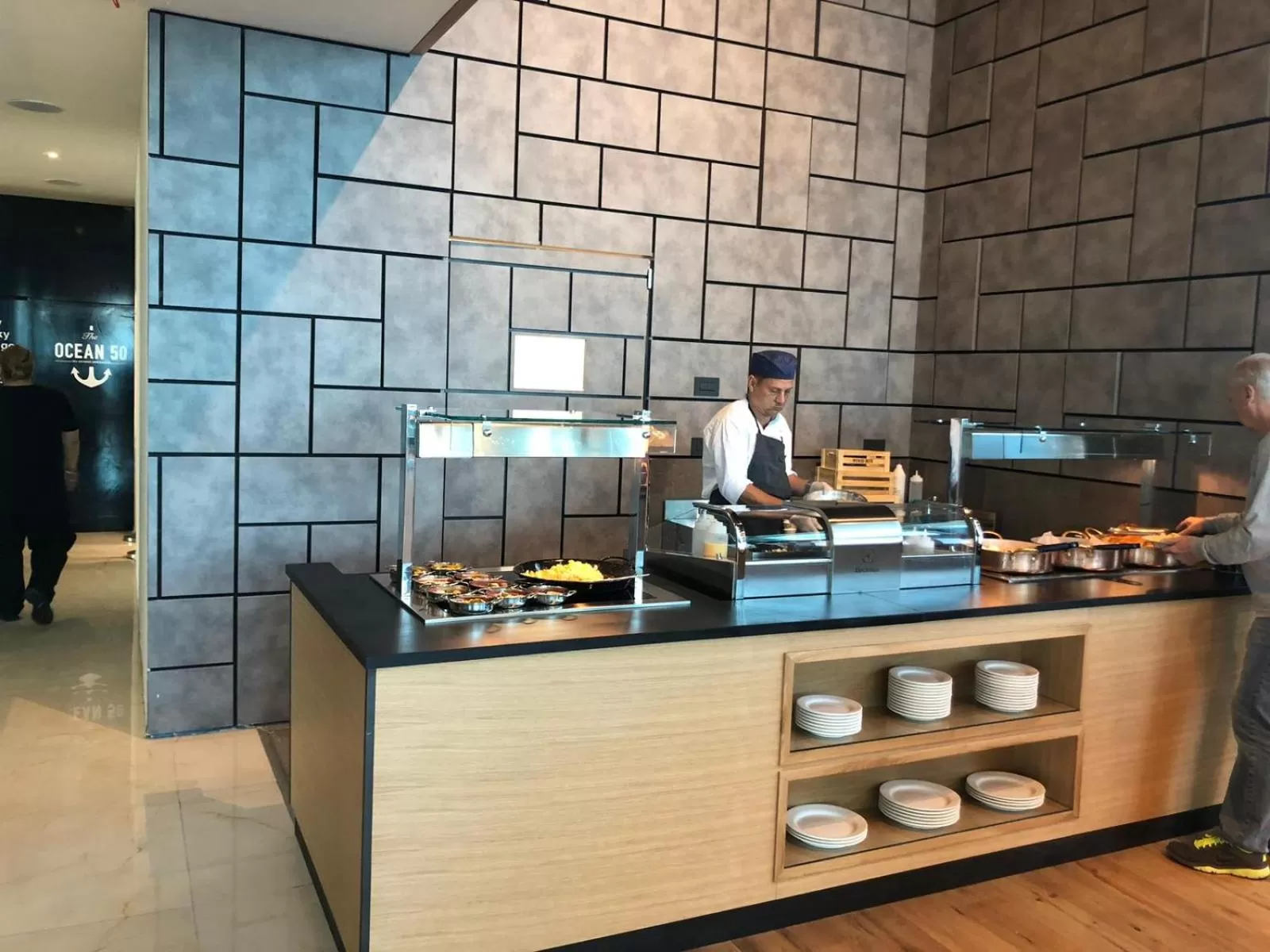 Buffet breakfast in Herbert Samuel Okeanos Suites Herzilya