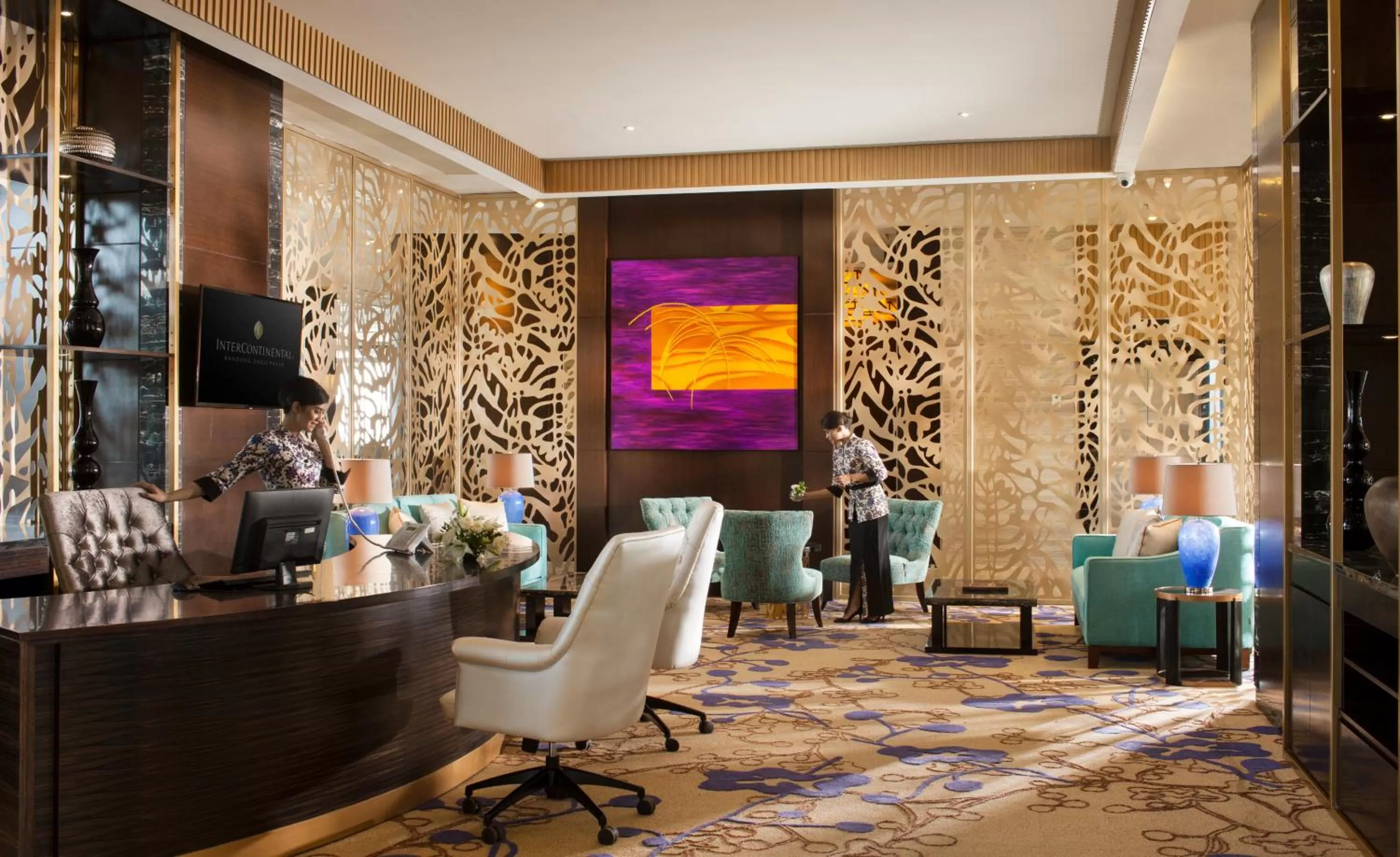 Lobby or reception in InterContinental Bandung Dago Pakar by IHG
