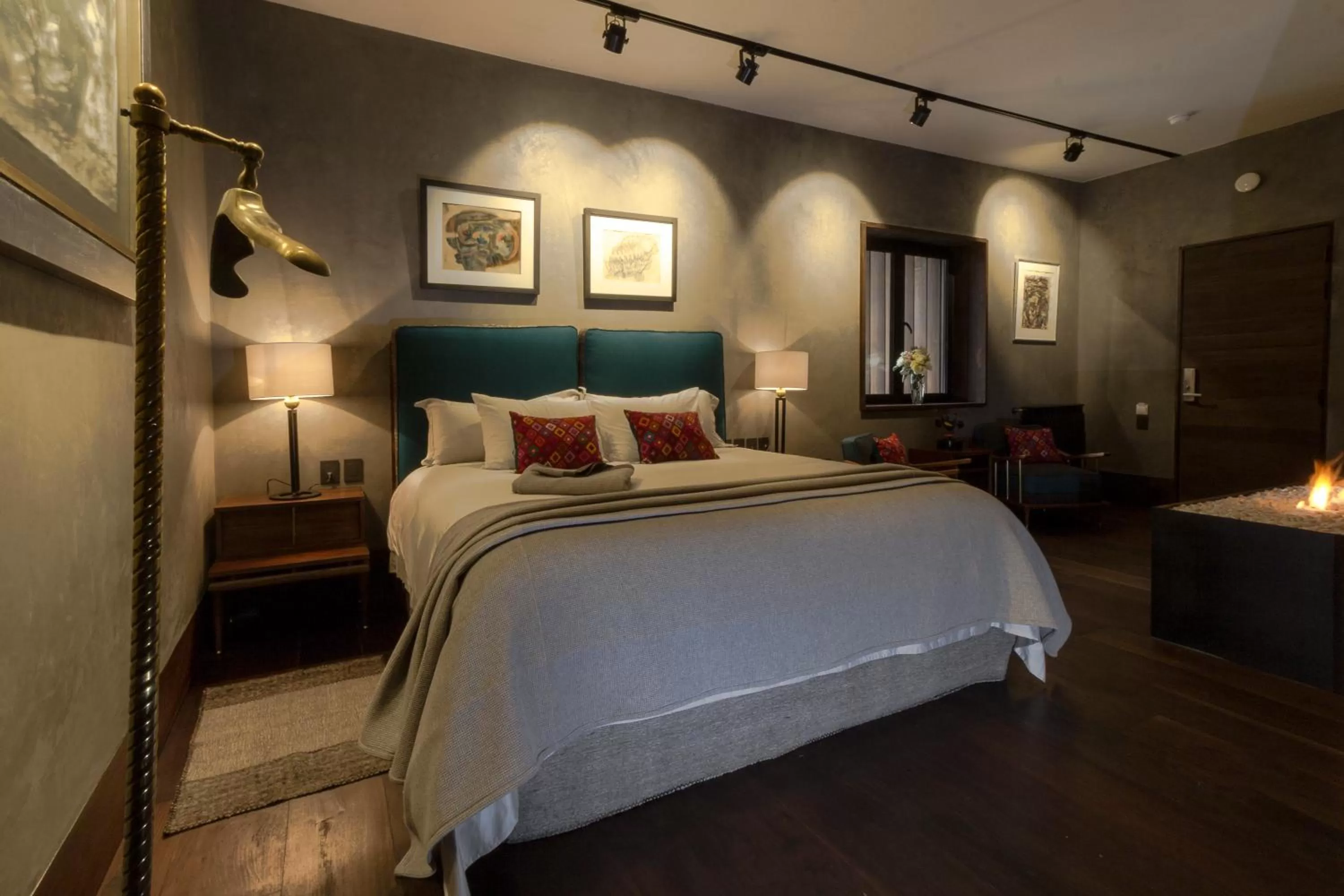 Bed in Uvence Arte + Hotel