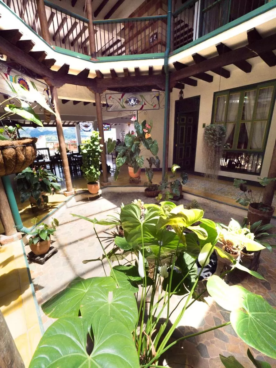 Patio in El Despertar Hotel