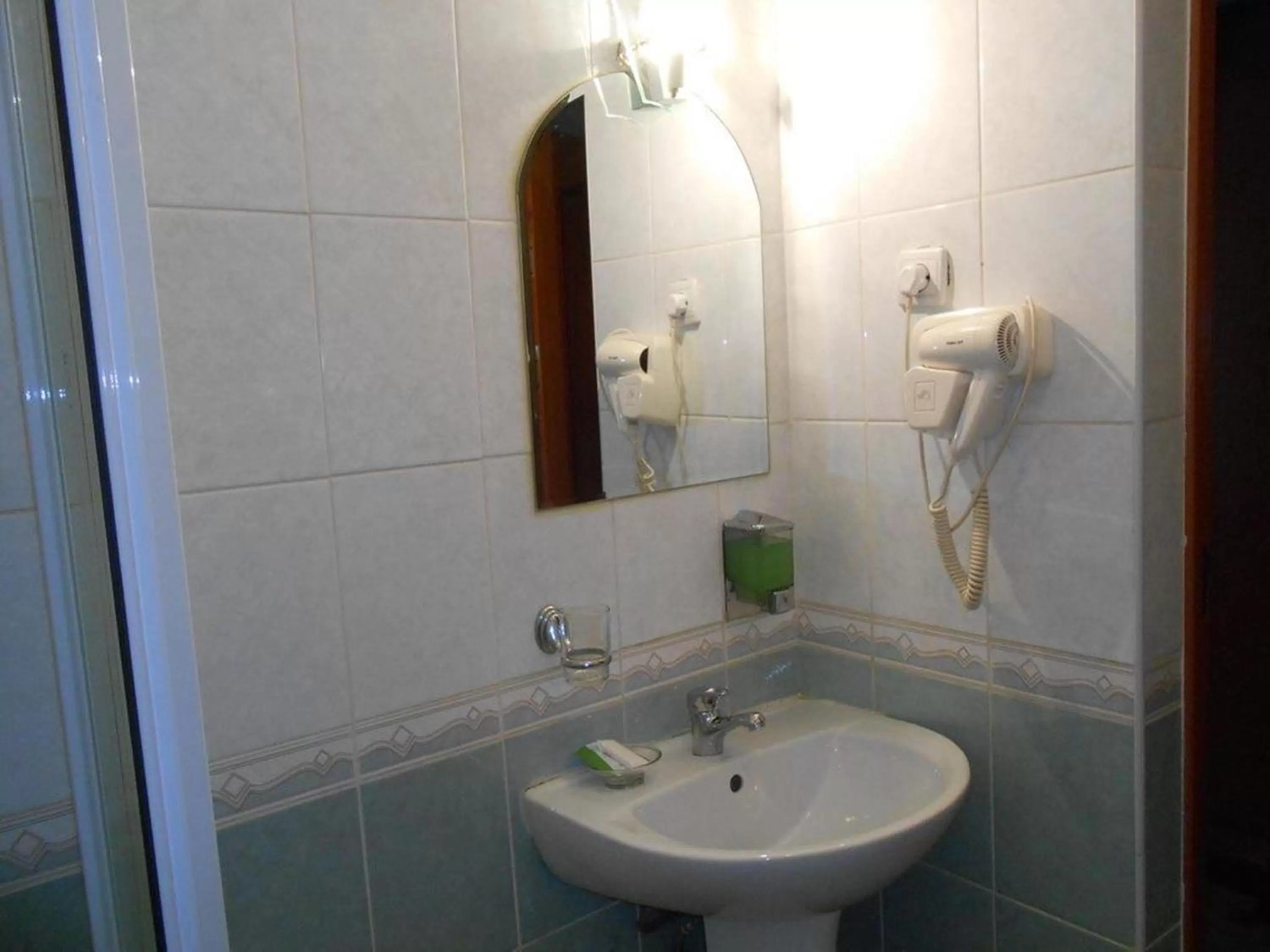 Bathroom in Zhibek Zholy Hotel