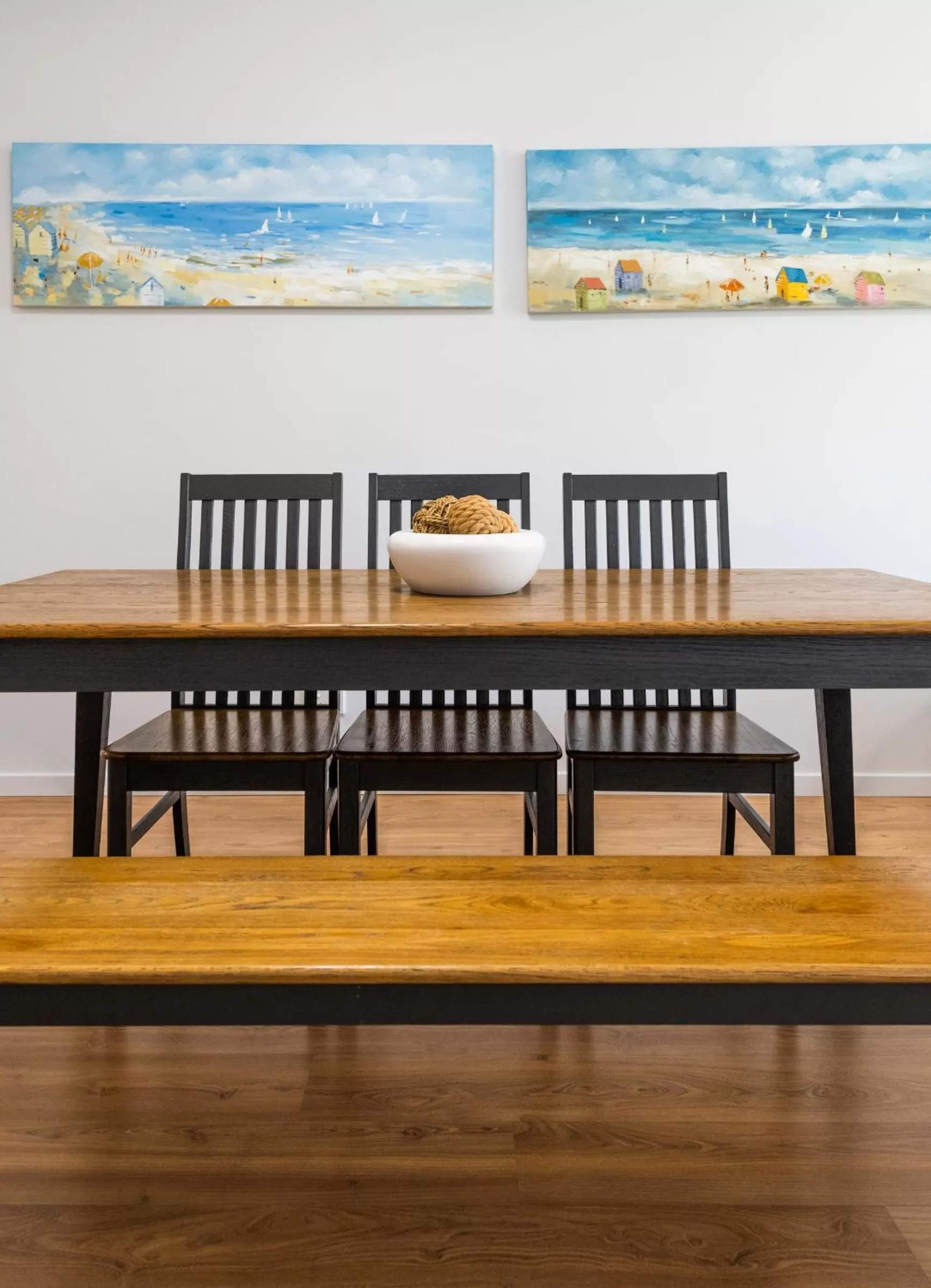 Seating area in Pacific Marina Apartments