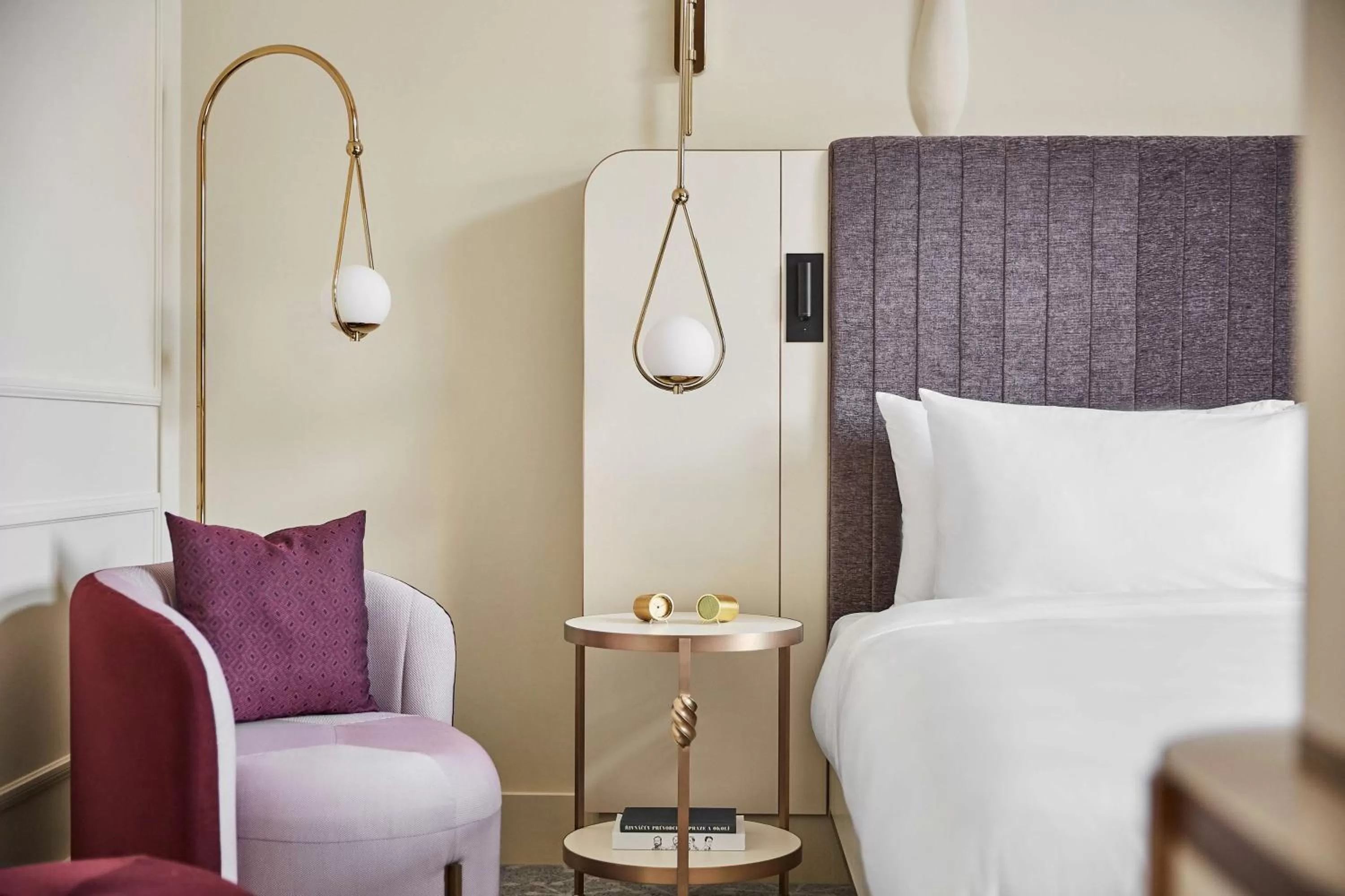 Bedroom, Bed in Andaz Prague, By Hyatt