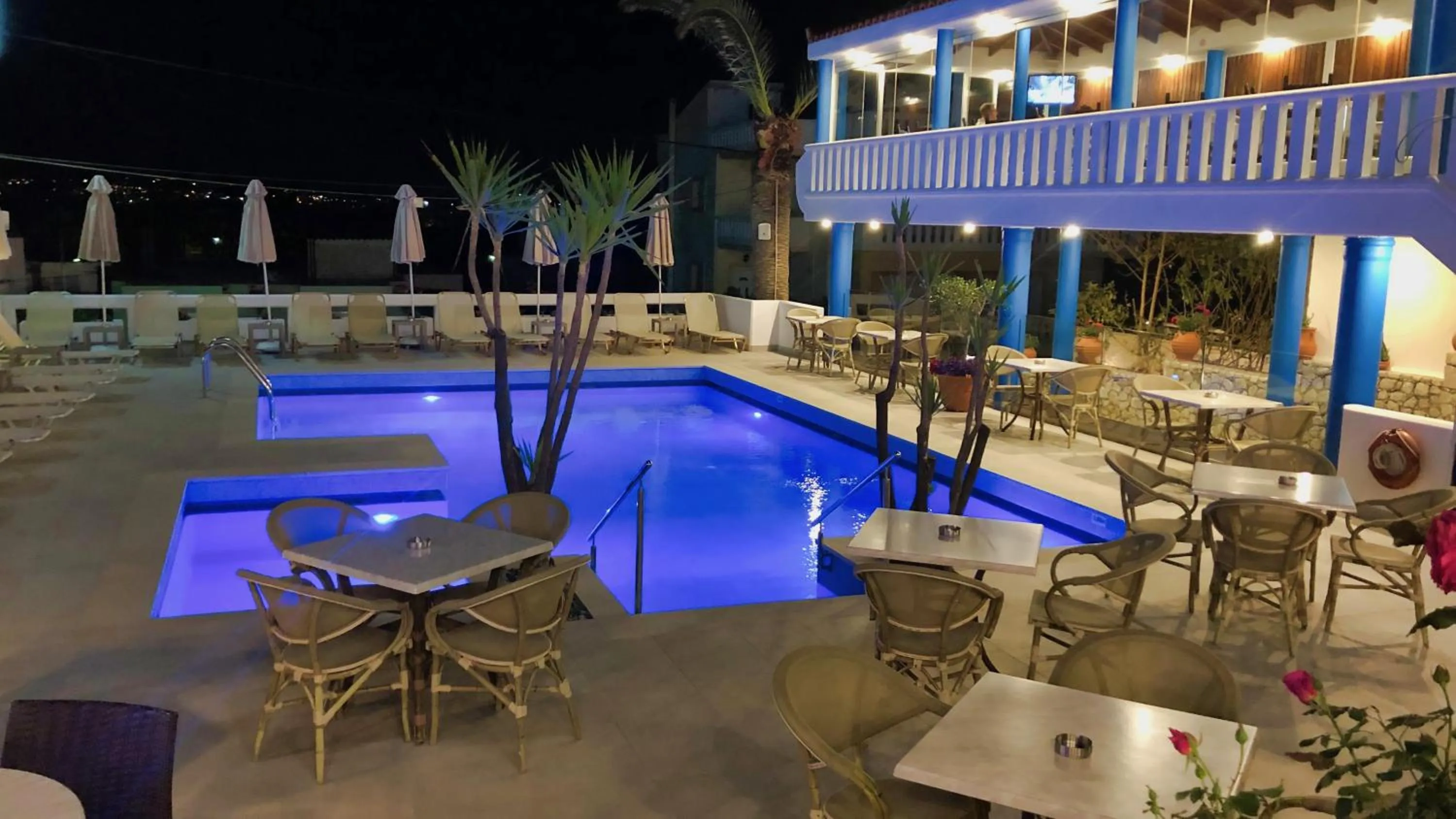 Pool view in Folia Apartments Chania