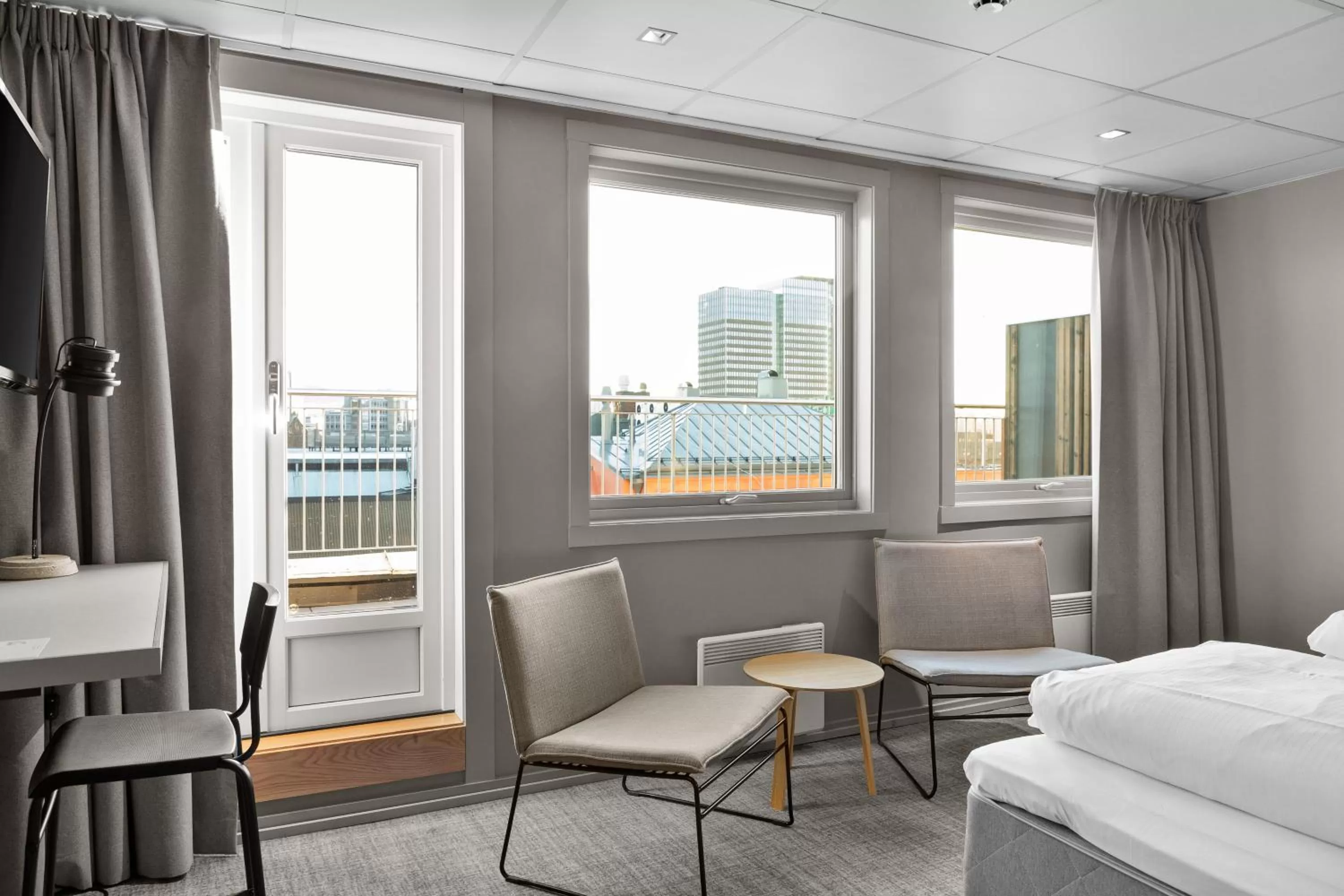 Bedroom, Bed in Comfort Hotel Børsparken