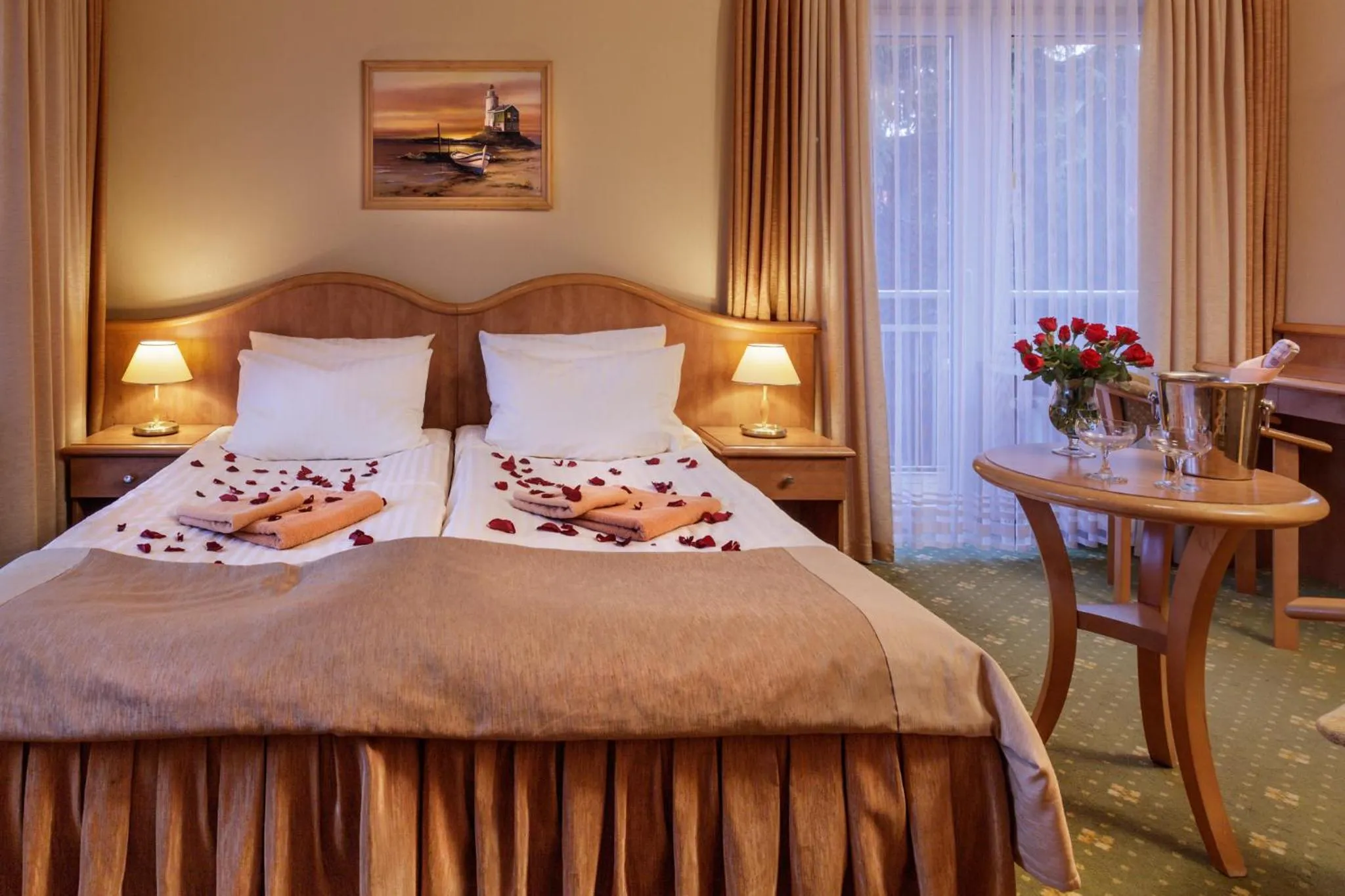 Bed in Hotel Polaris III