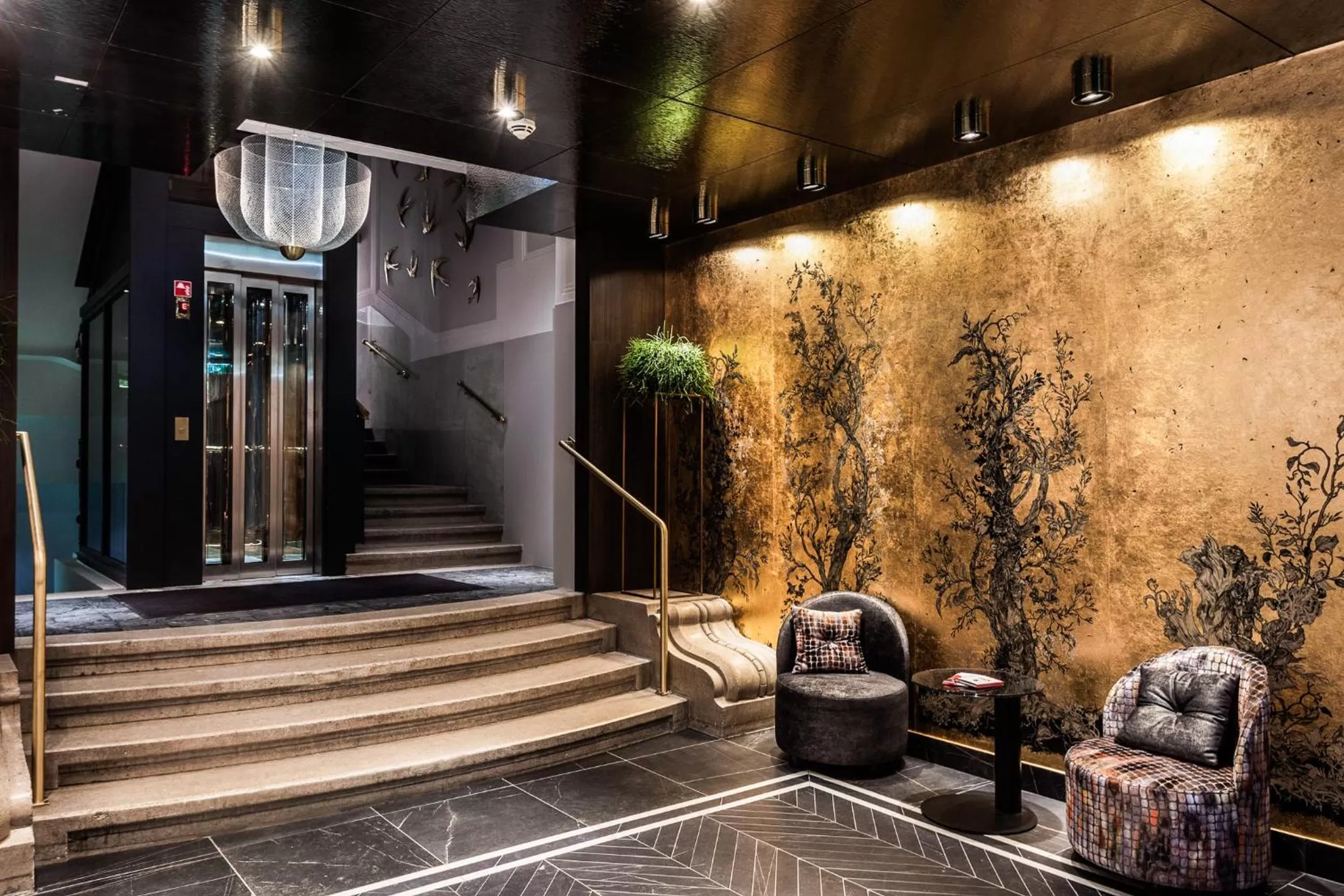 Lobby or reception in O11 Boutique Hotel Vienna