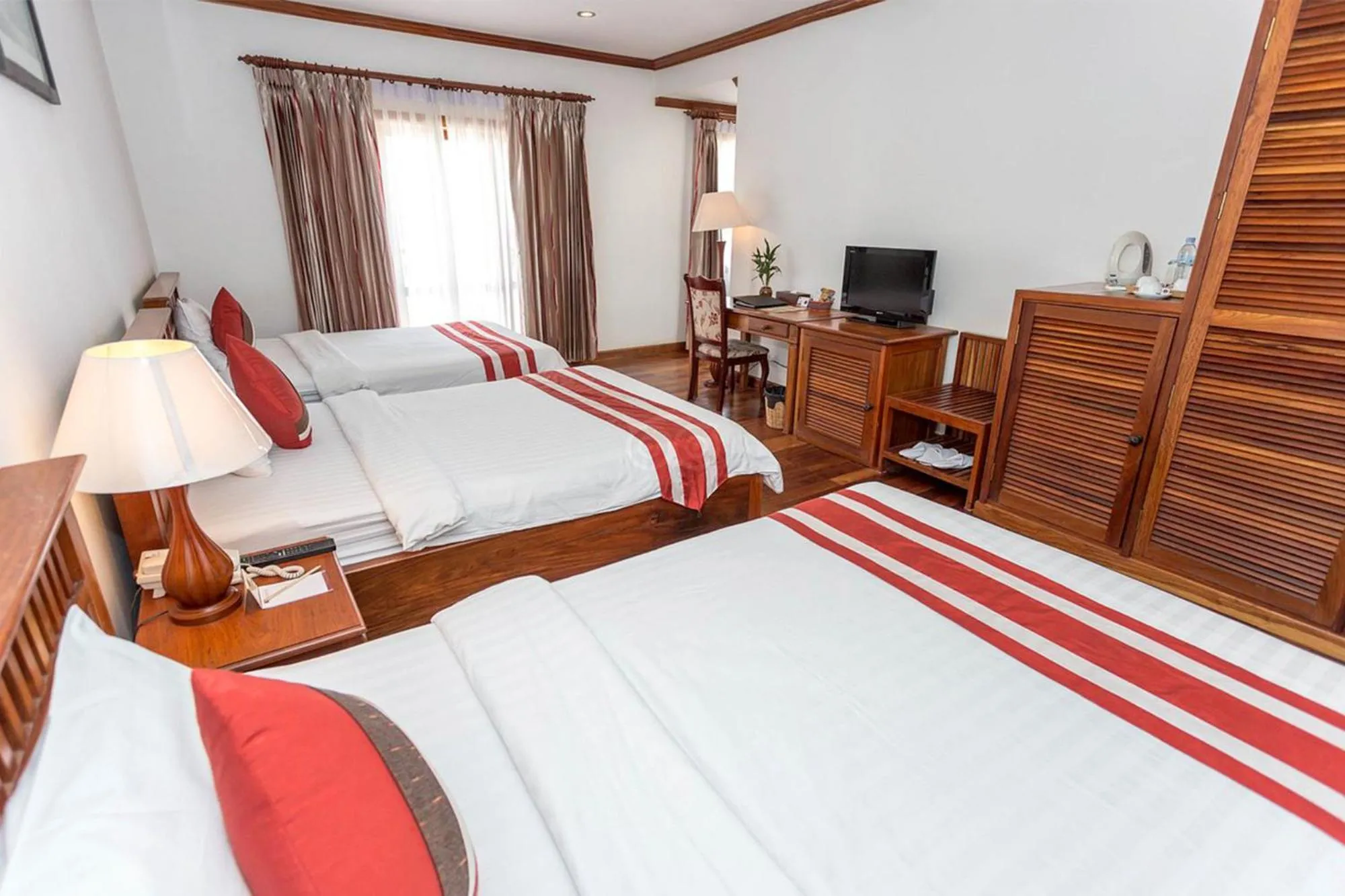 Bedroom, Bed in Cheathata CTA Hotel Siem Reap