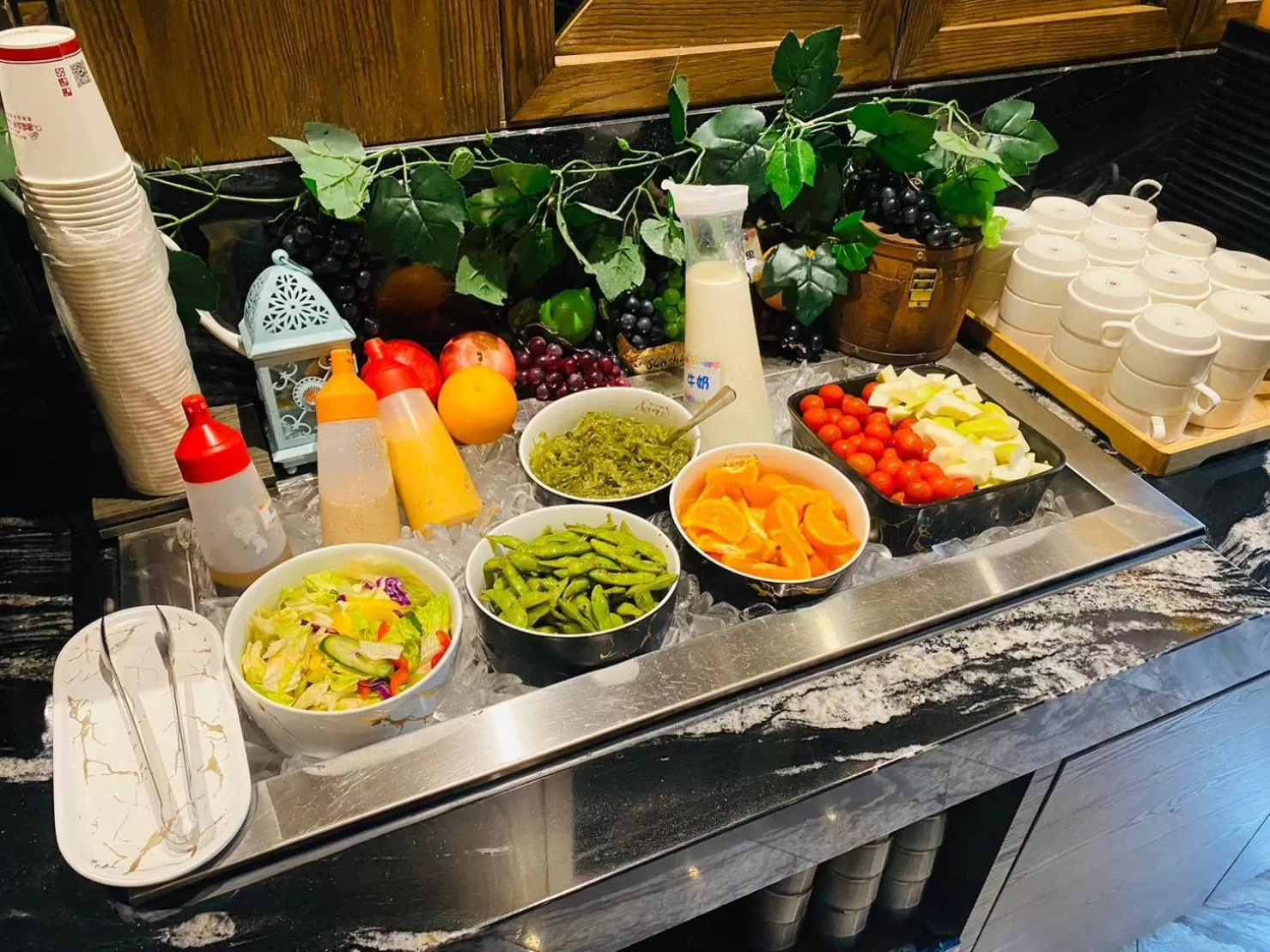 Buffet breakfast in Norway Forest Motel - Wen Chuang Branch