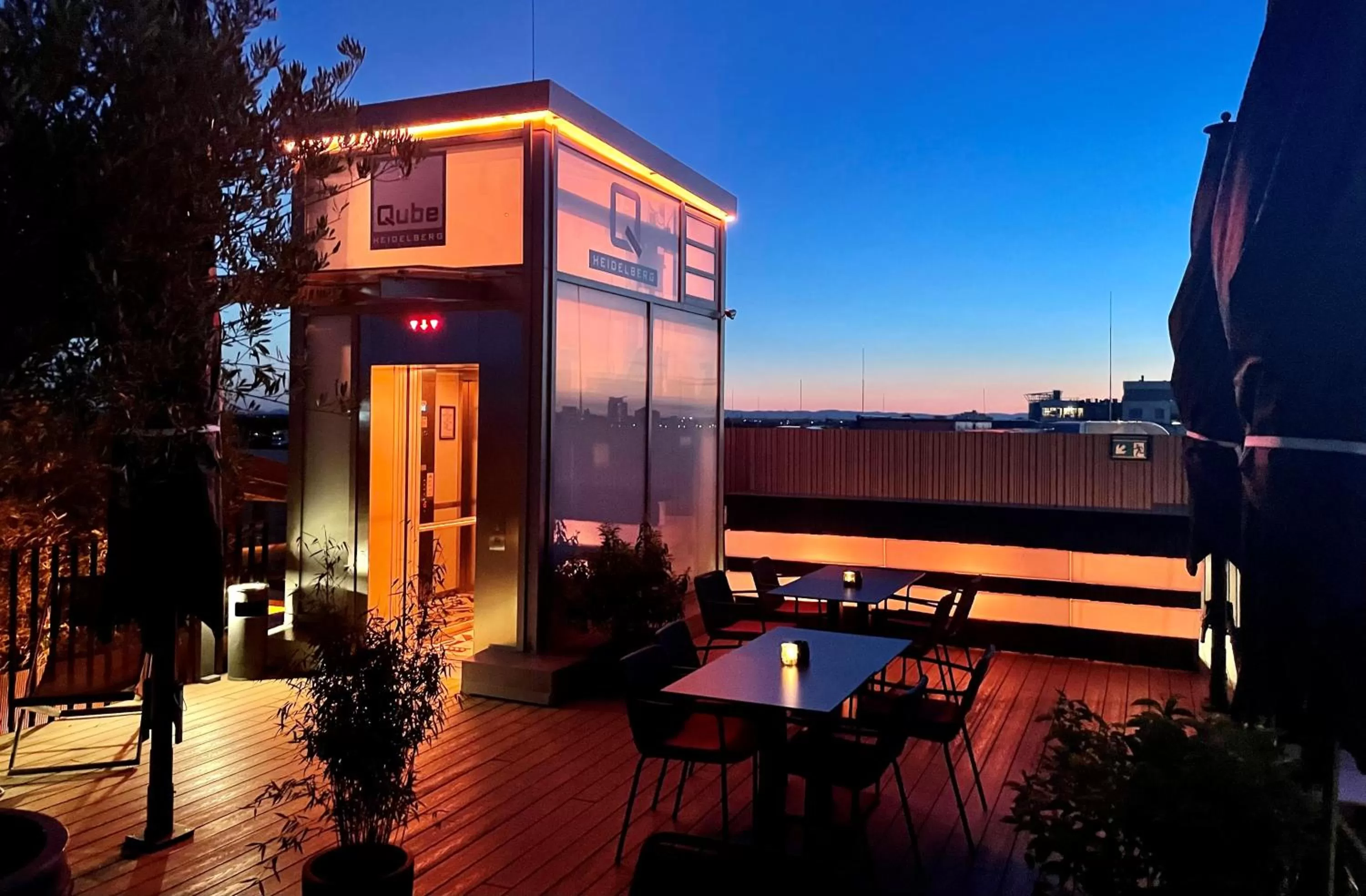 Property building in Qube Hotel Bahnstadt