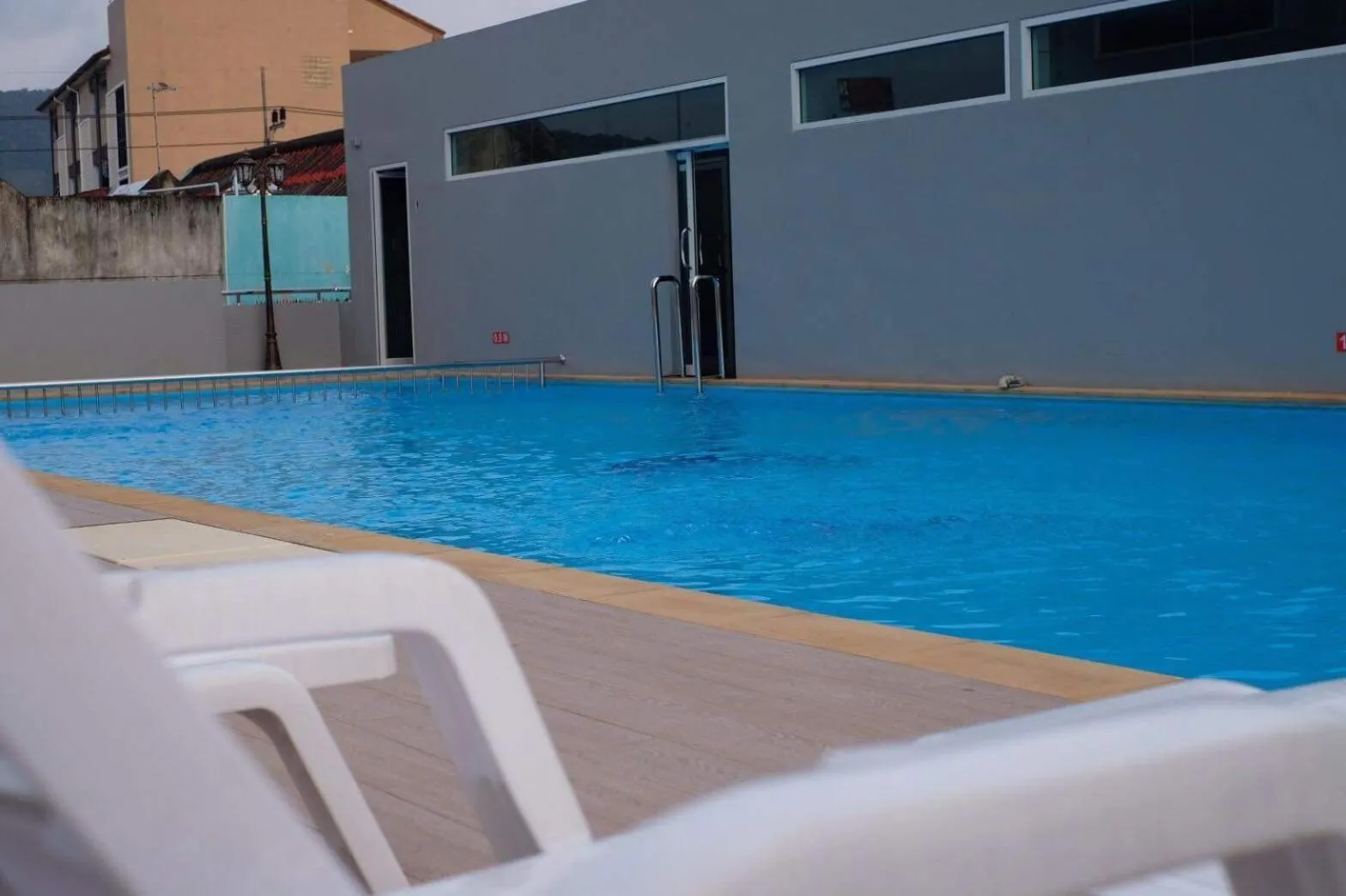 Swimming pool in Blue Orchids Hotel