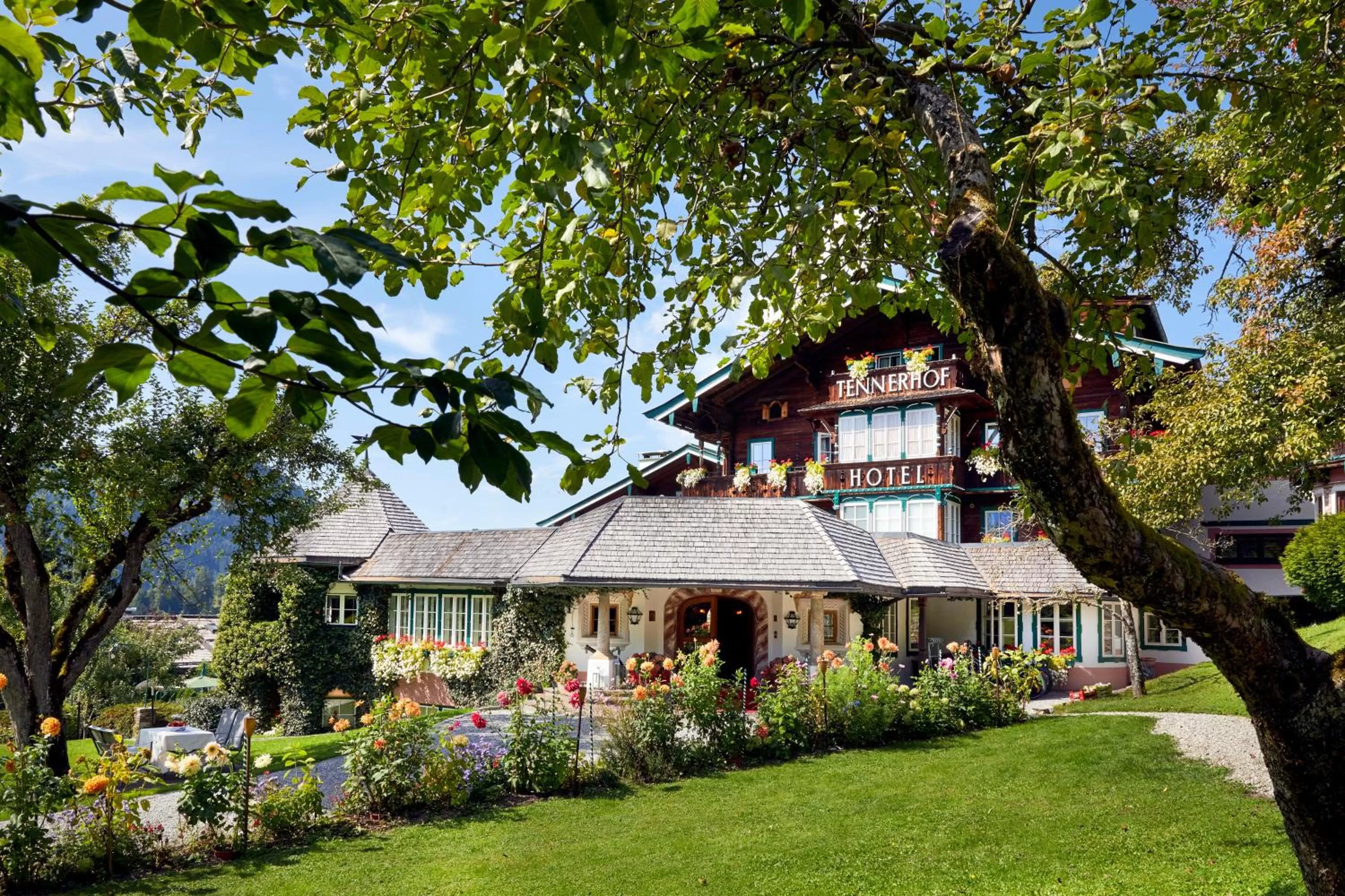Property building in Relais & Châteaux Hotel Tennerhof