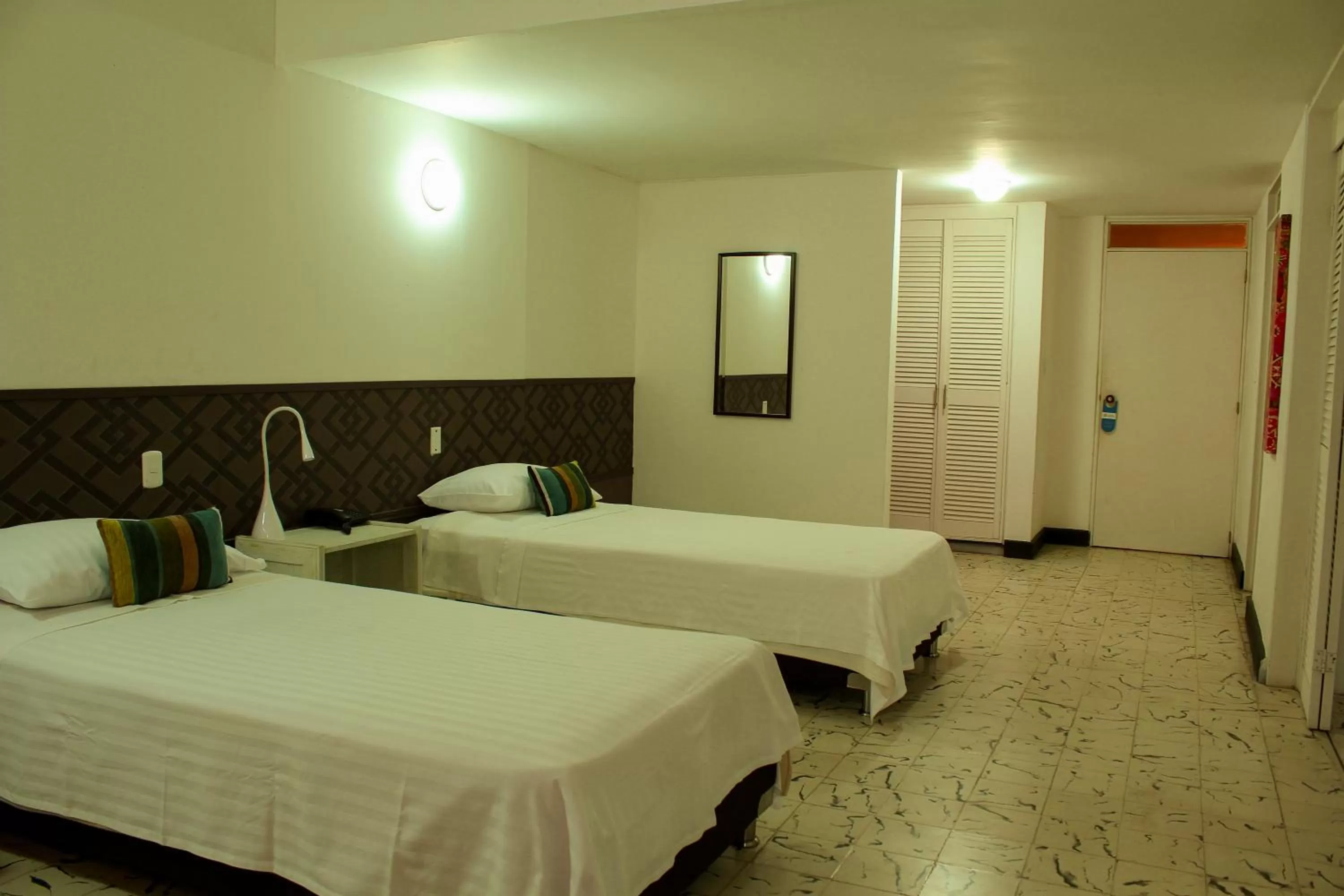 Bed in Hotel Gimaura