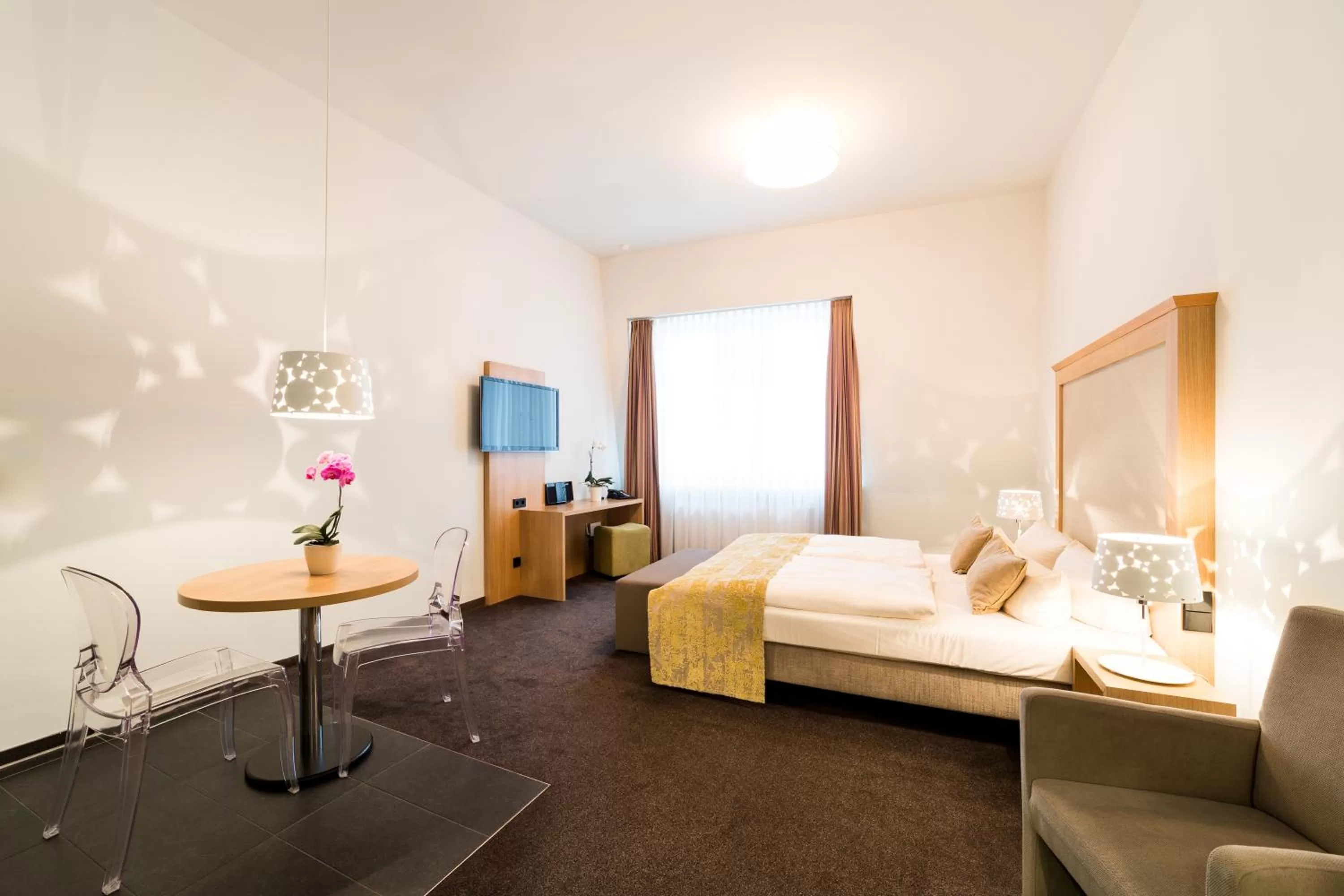 Bedroom, Bed in Aparthotel Am Schloss