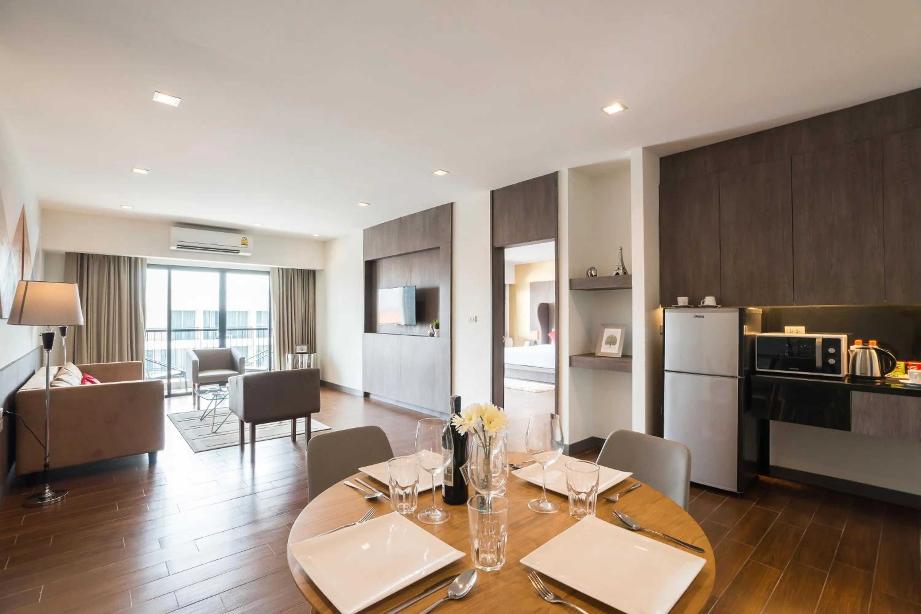 Living room in J Inspired Hotel Pattaya