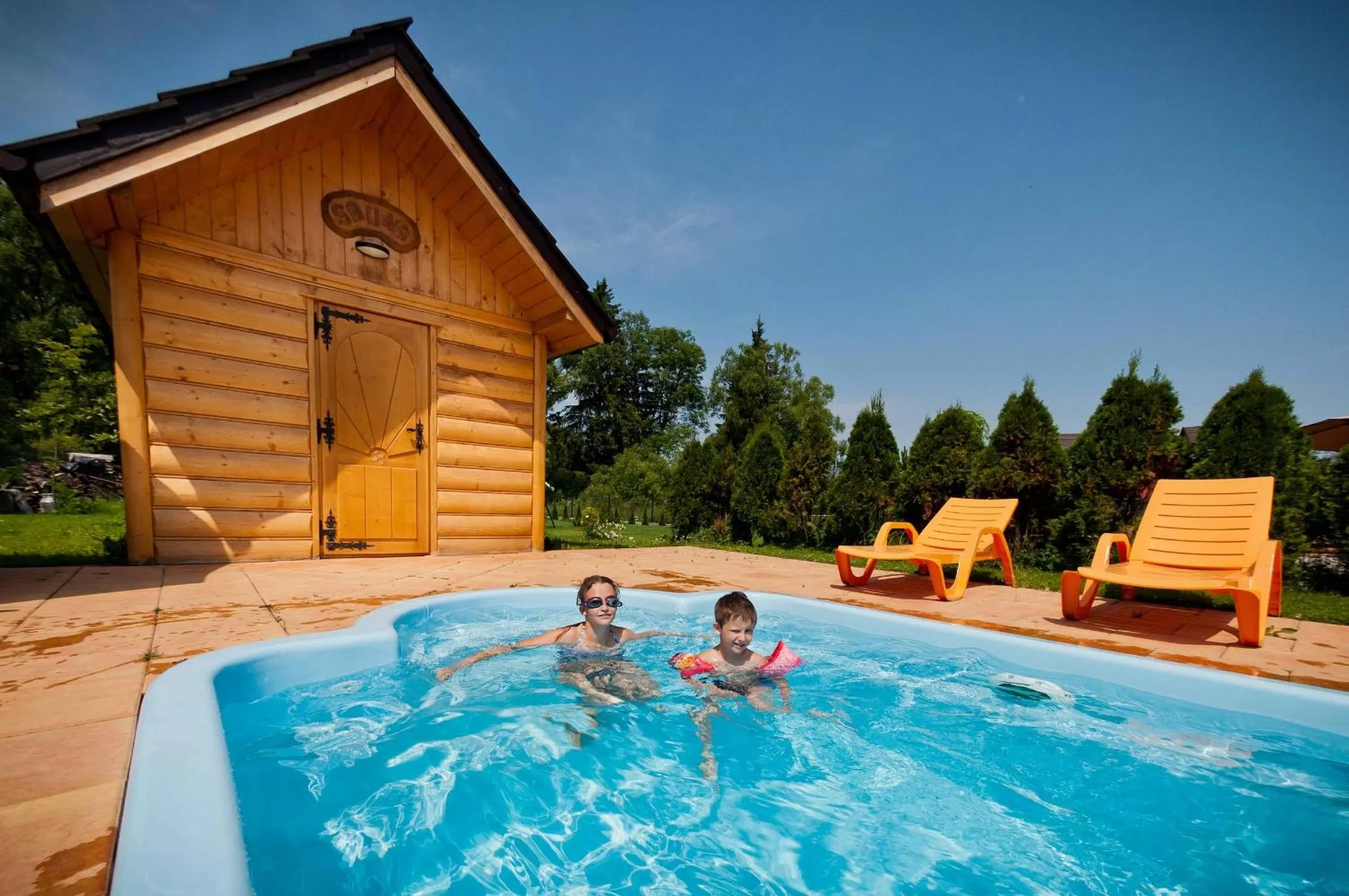 Swimming pool in Wynajem Pokoi ,,Góry Tatry Wypoczynek "Paweł Kuczyński