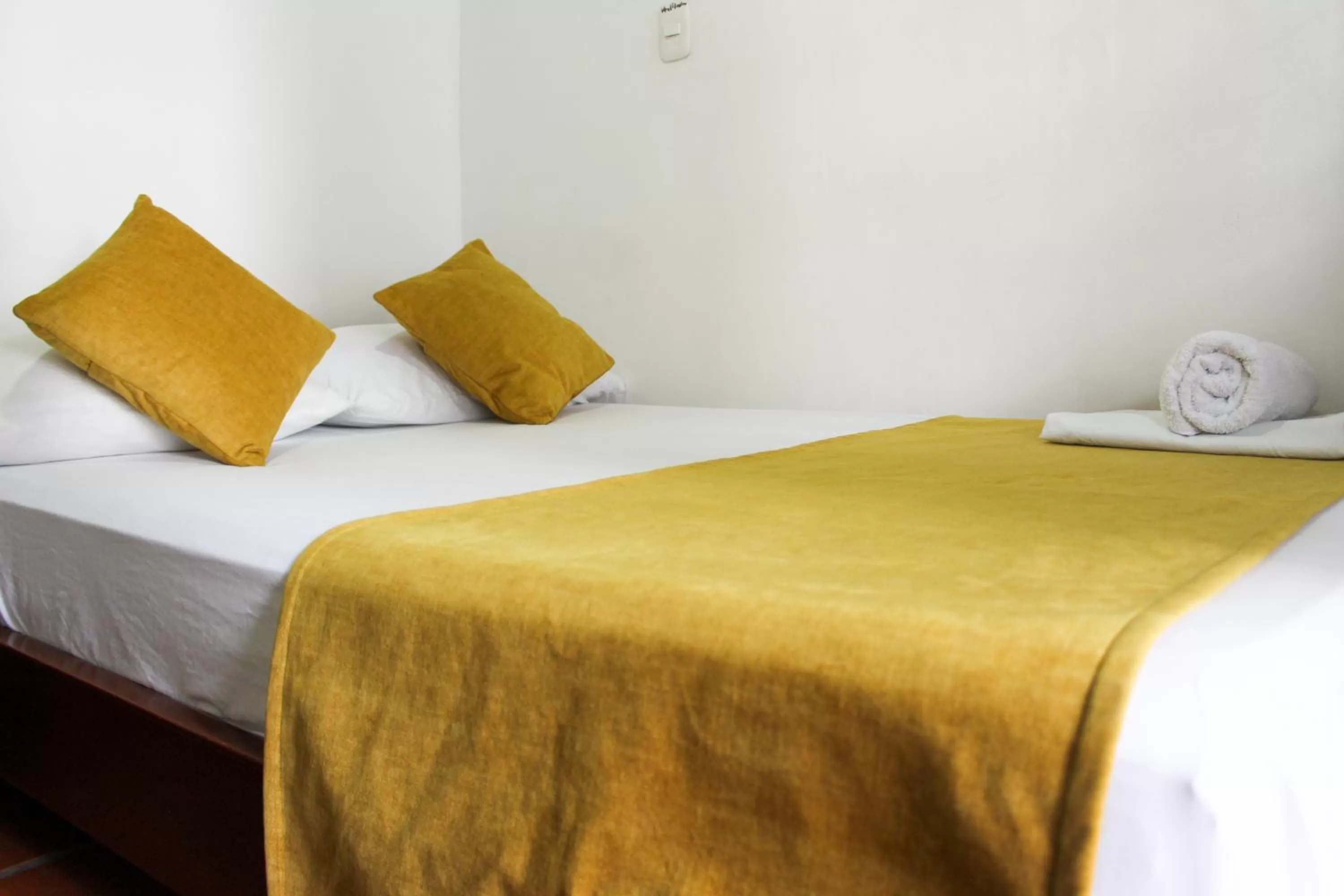 Bed in Hotel Colonial San Felipe