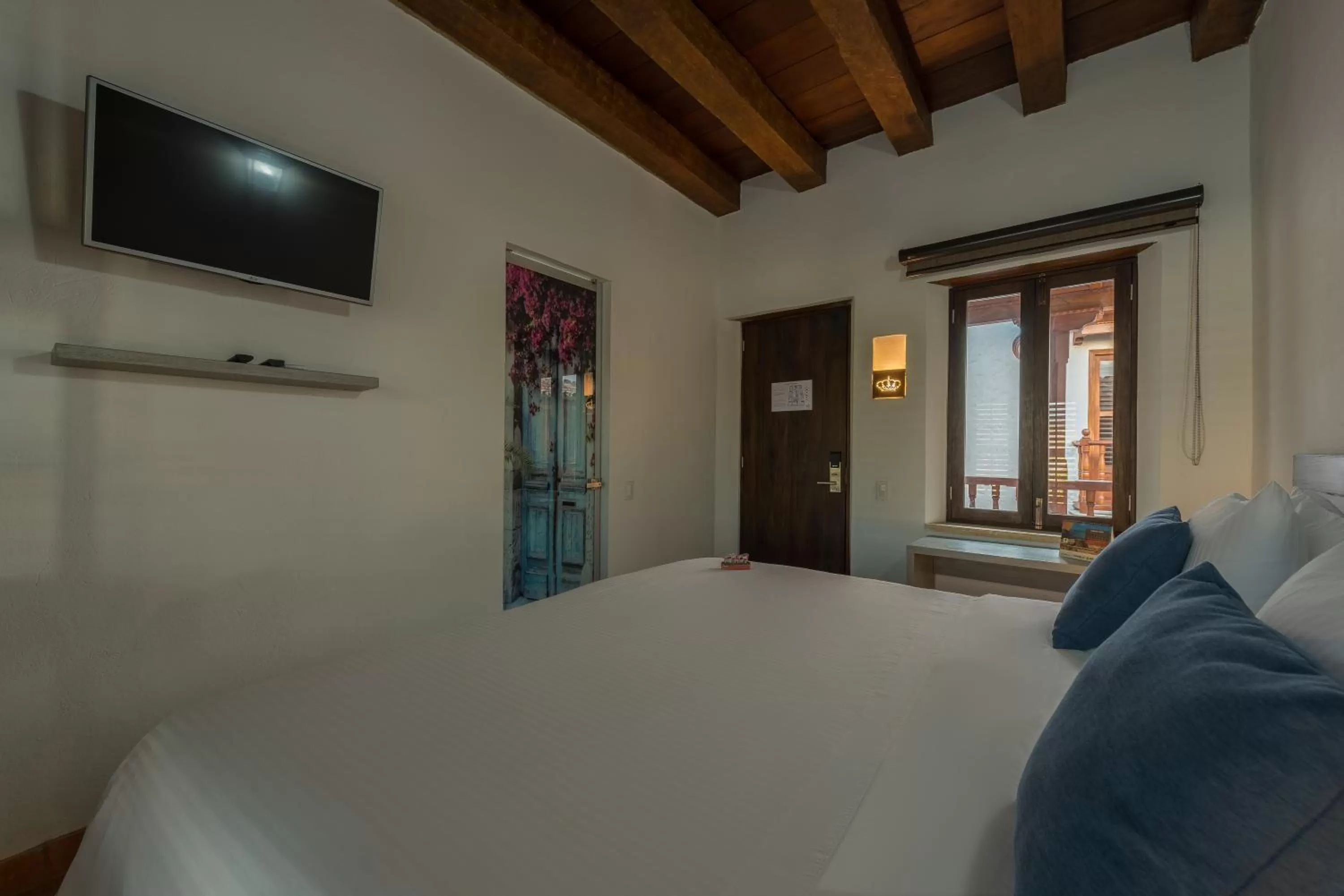 Bed in Getsemani Cartagena Hotel