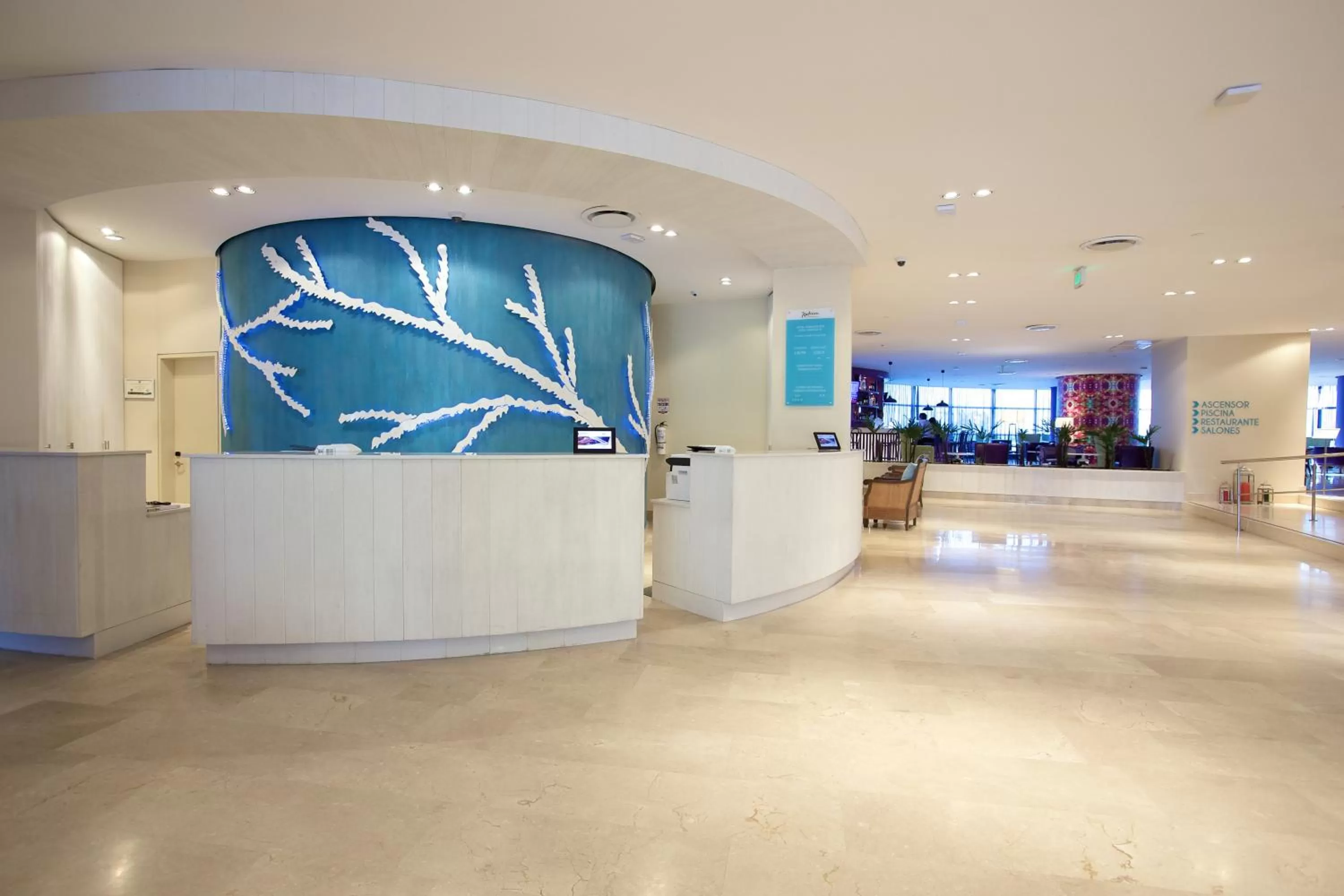 Lobby or reception in Radisson Cartagena Ocean Pavillion Hotel