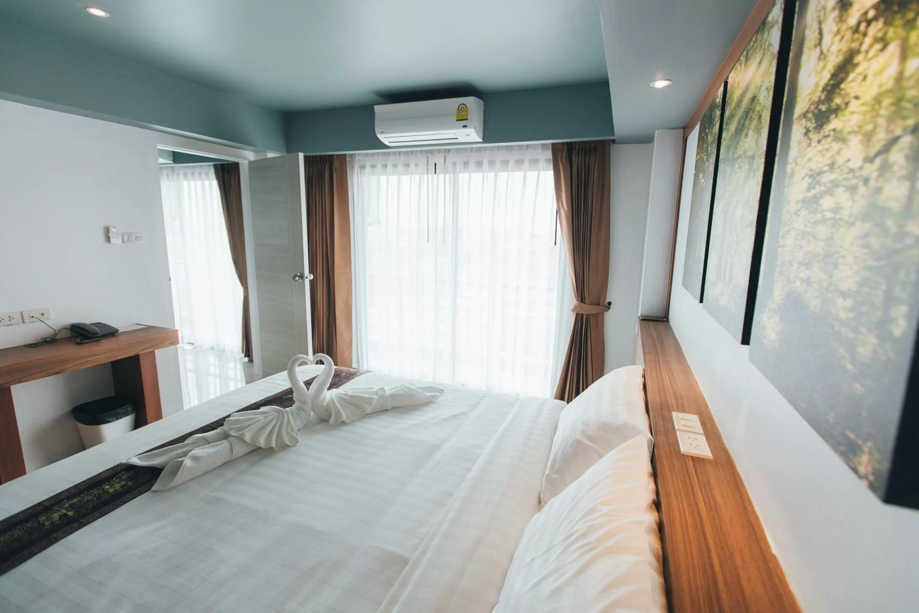 Bed in PP@Hotel Rangsit