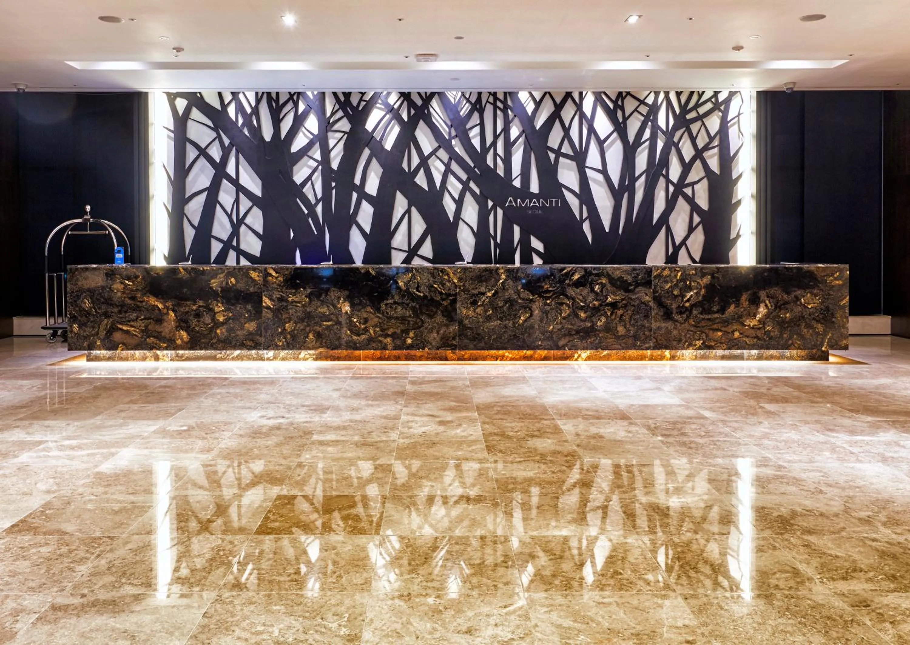 Lobby or reception in Amanti Hotel Seoul Hongdae