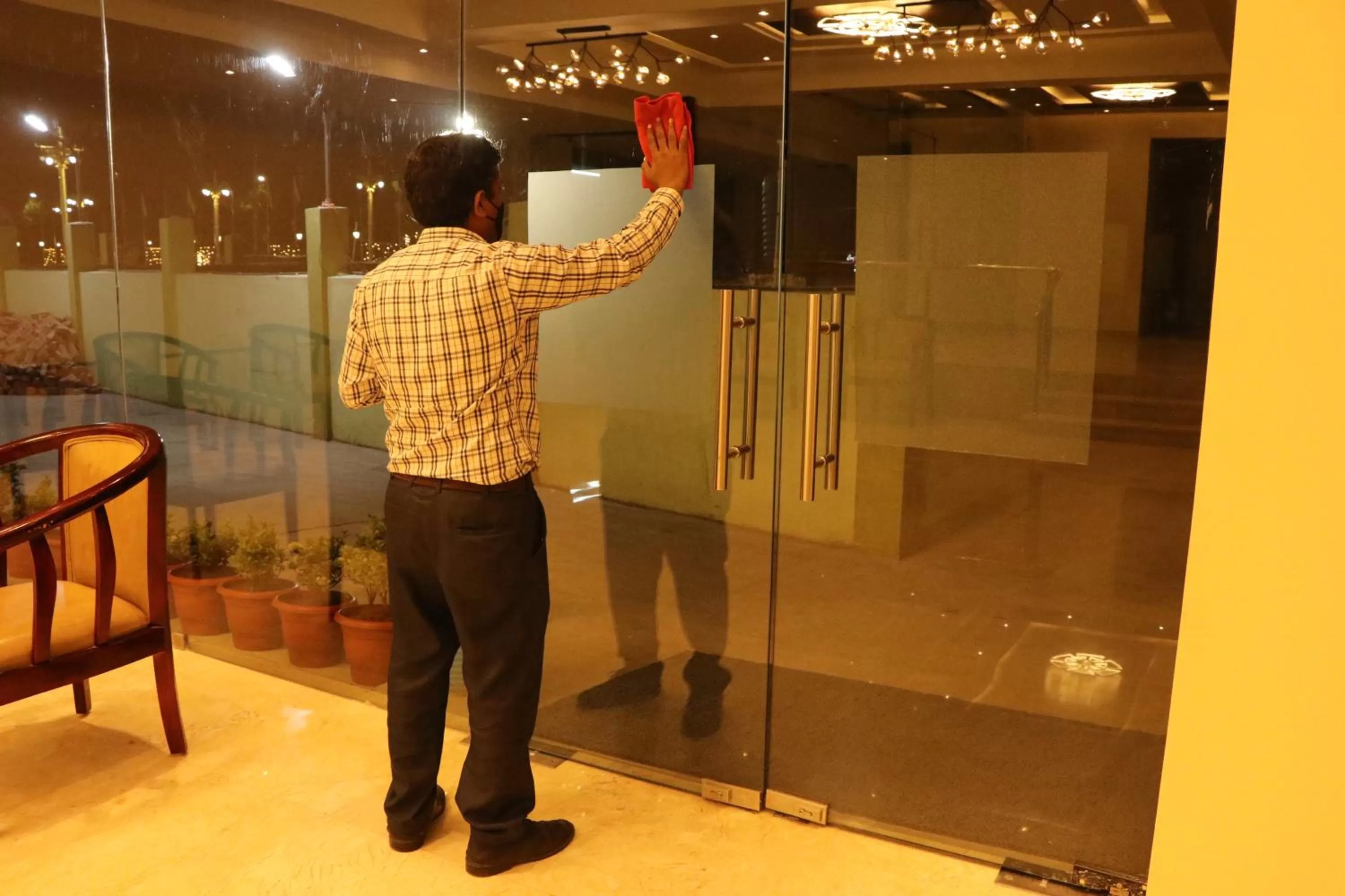 Lobby or reception in Gadiraju Palace Convention Centre & Hotel