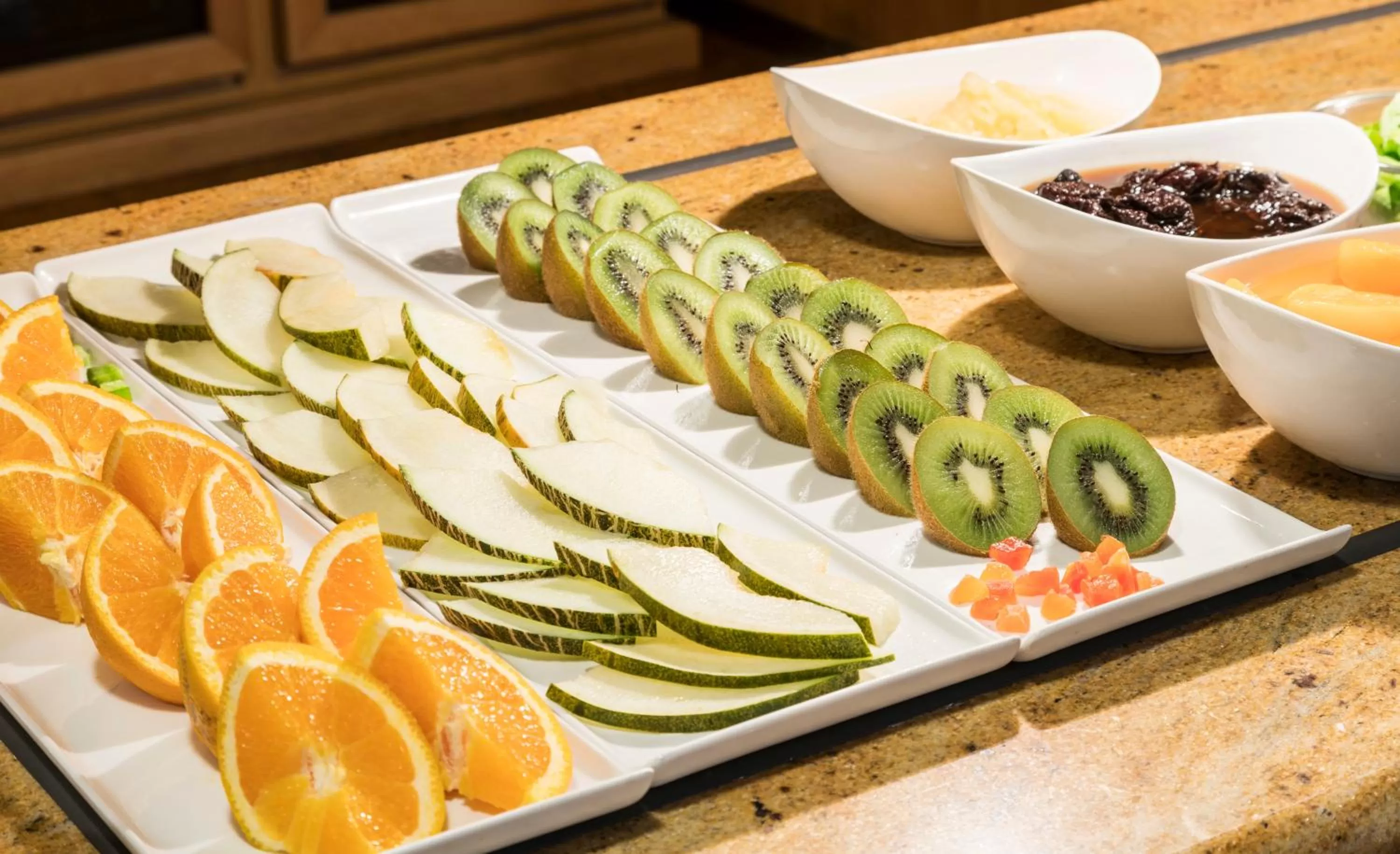 Buffet breakfast in Hotel Ilunion Las Lomas