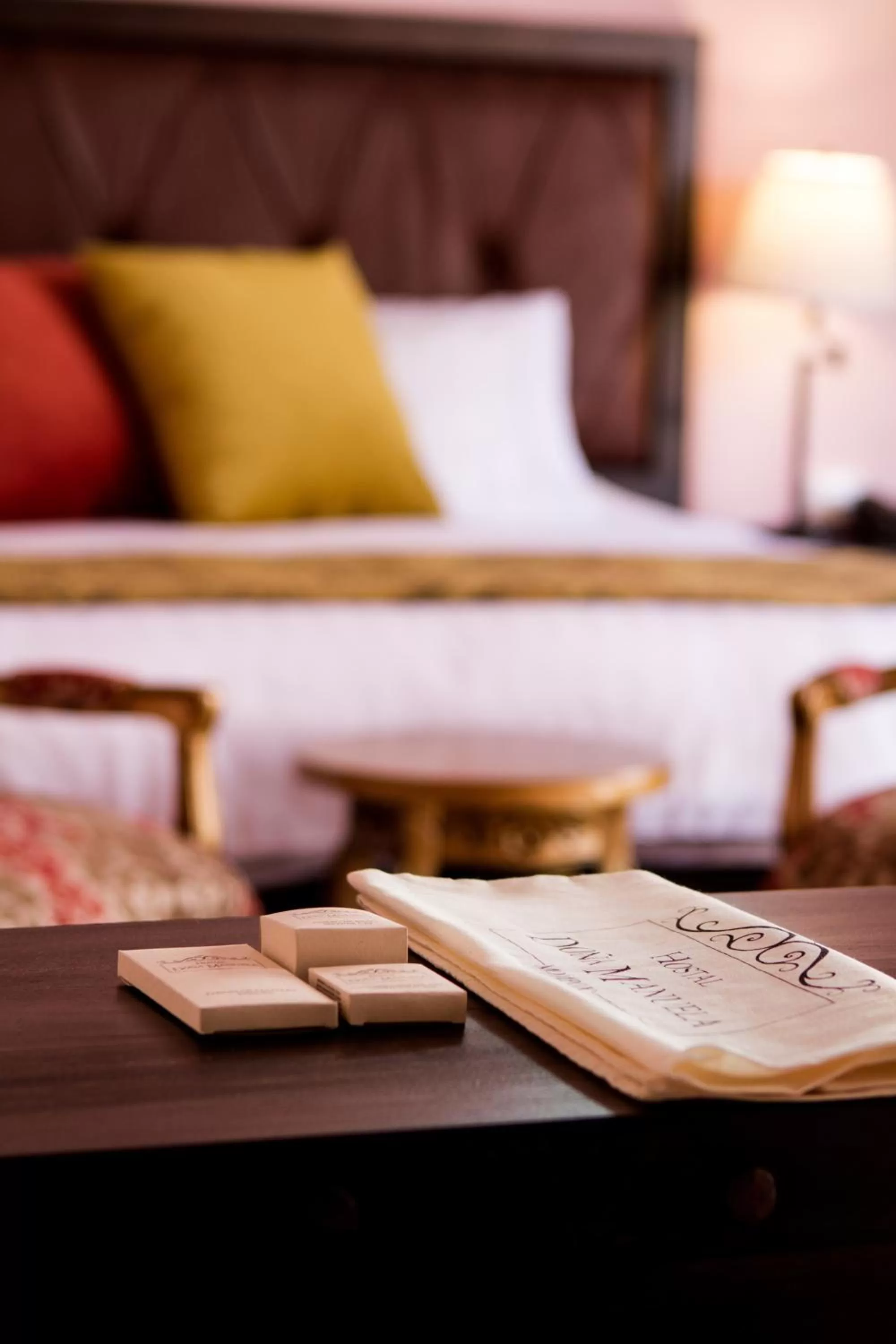 Bed in Hotel Doña Manuela