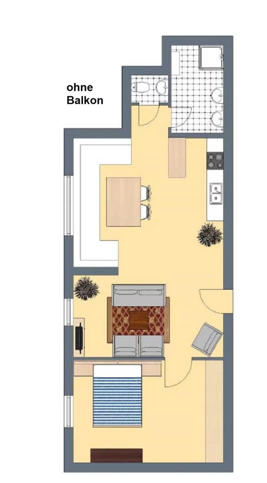 Photo of the whole room, Floor Plan in Residenz Hopfensee
