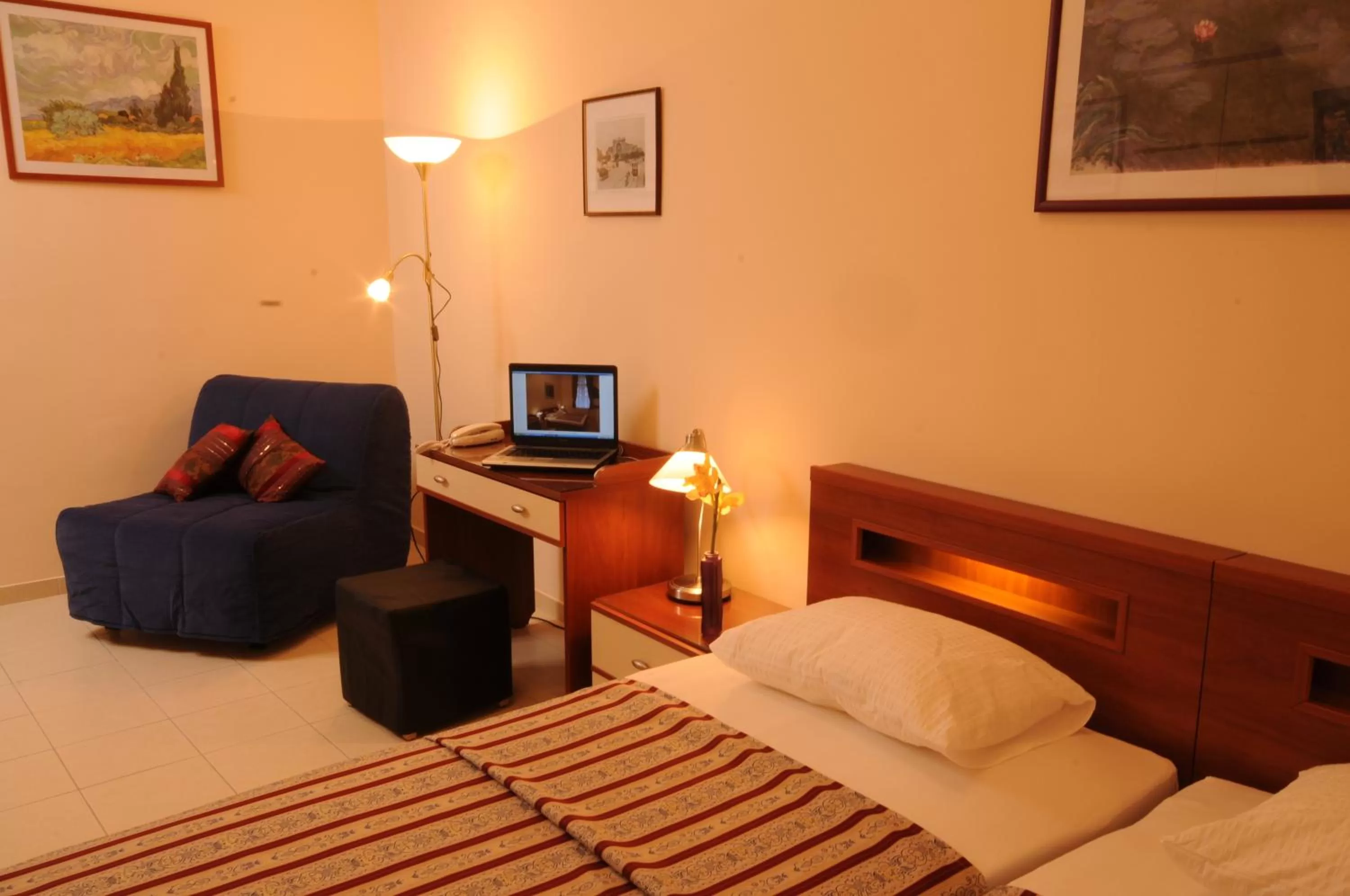 Bed in Budapest Museum Central