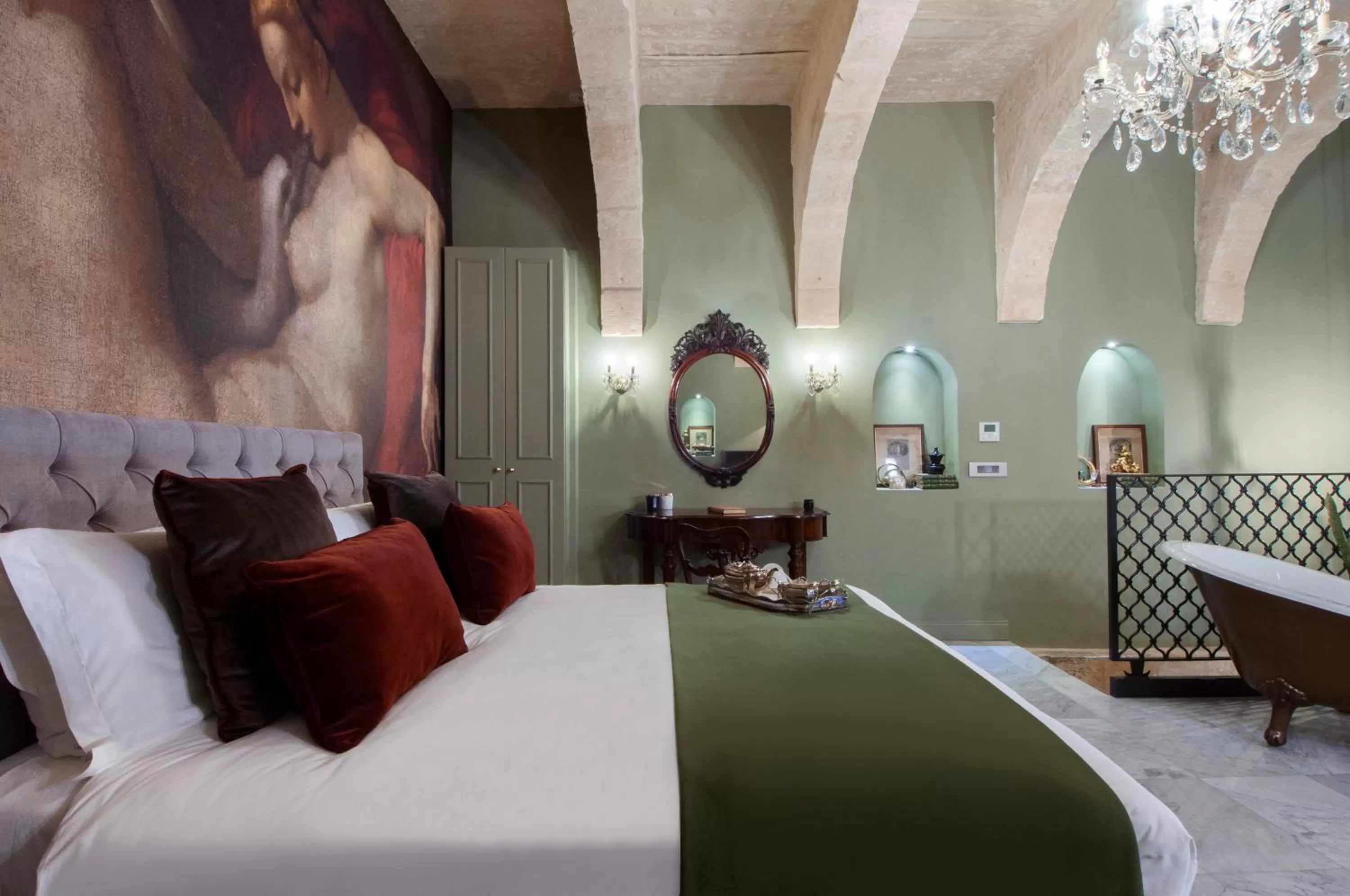 Bed in The Coleridge Boutique Hotel In Valletta