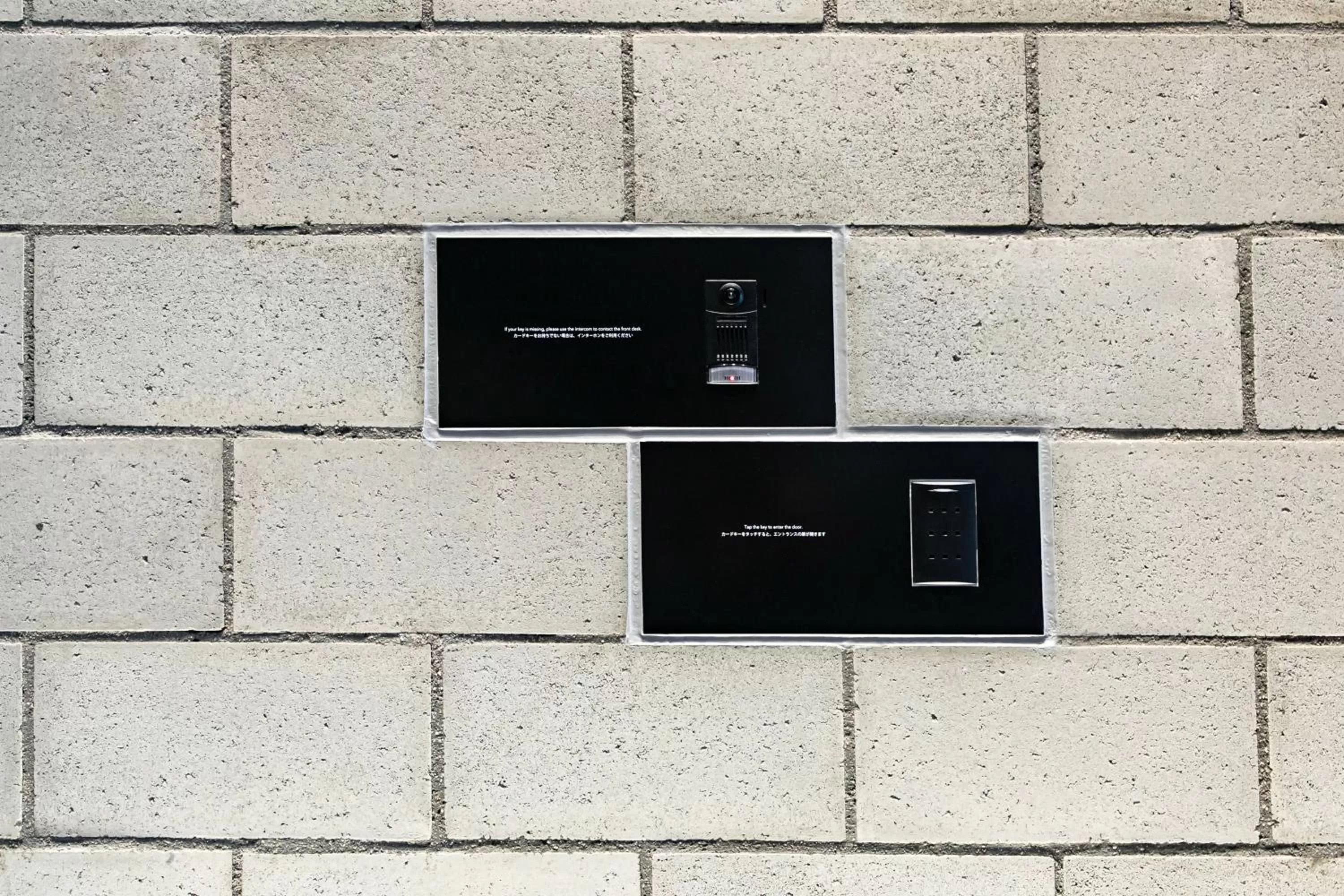 Decorative detail in HOTEL THE FLAG Shinsaibashi