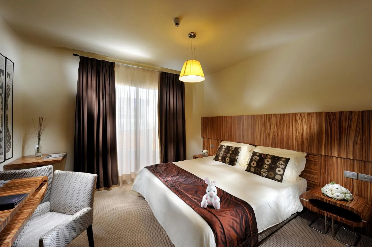 Bed in Bibione Palace Hotel