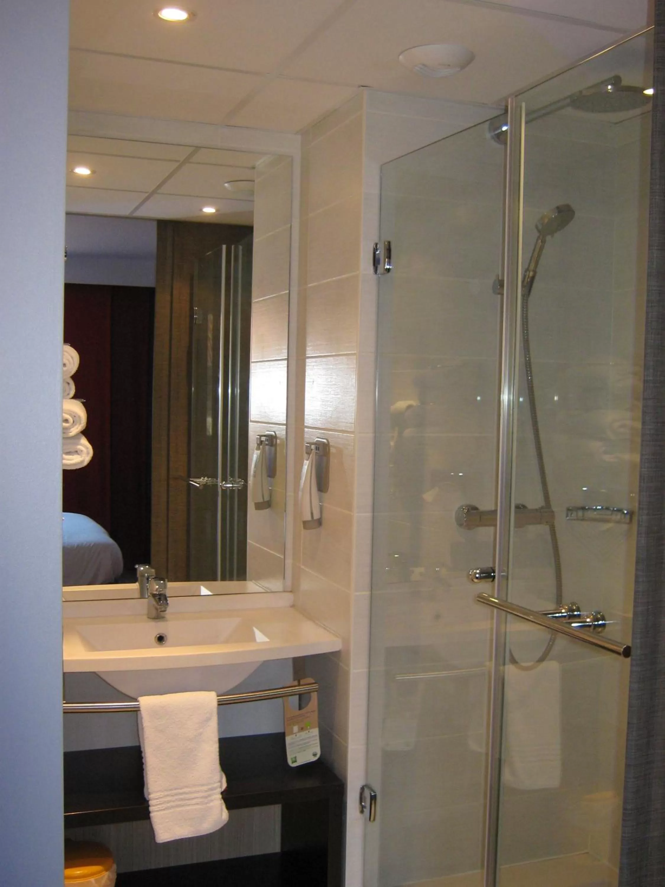 Bathroom in ibis Styles Saint Dizier