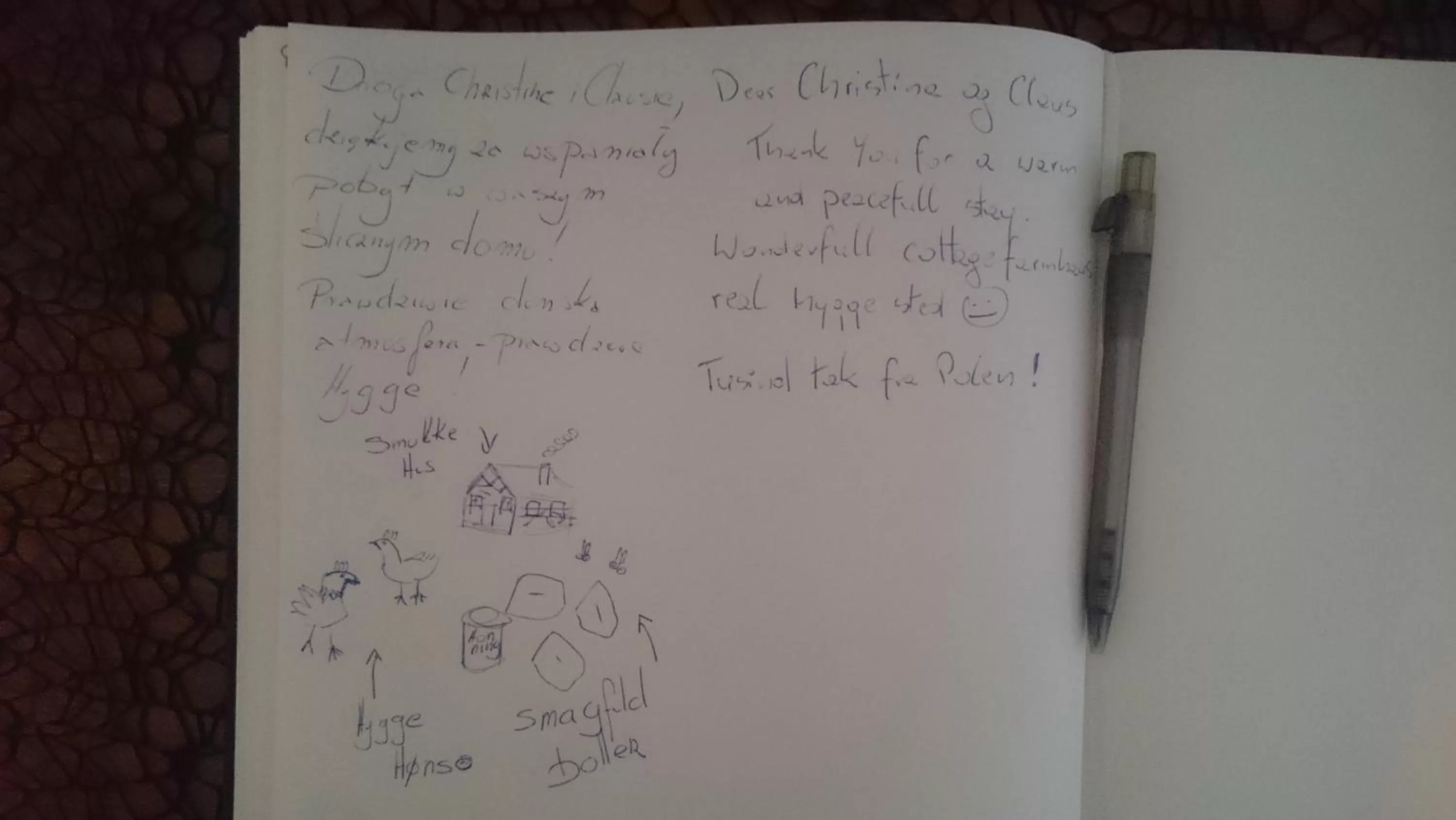 Text overlay in Dåstrup Bed & Breakfast