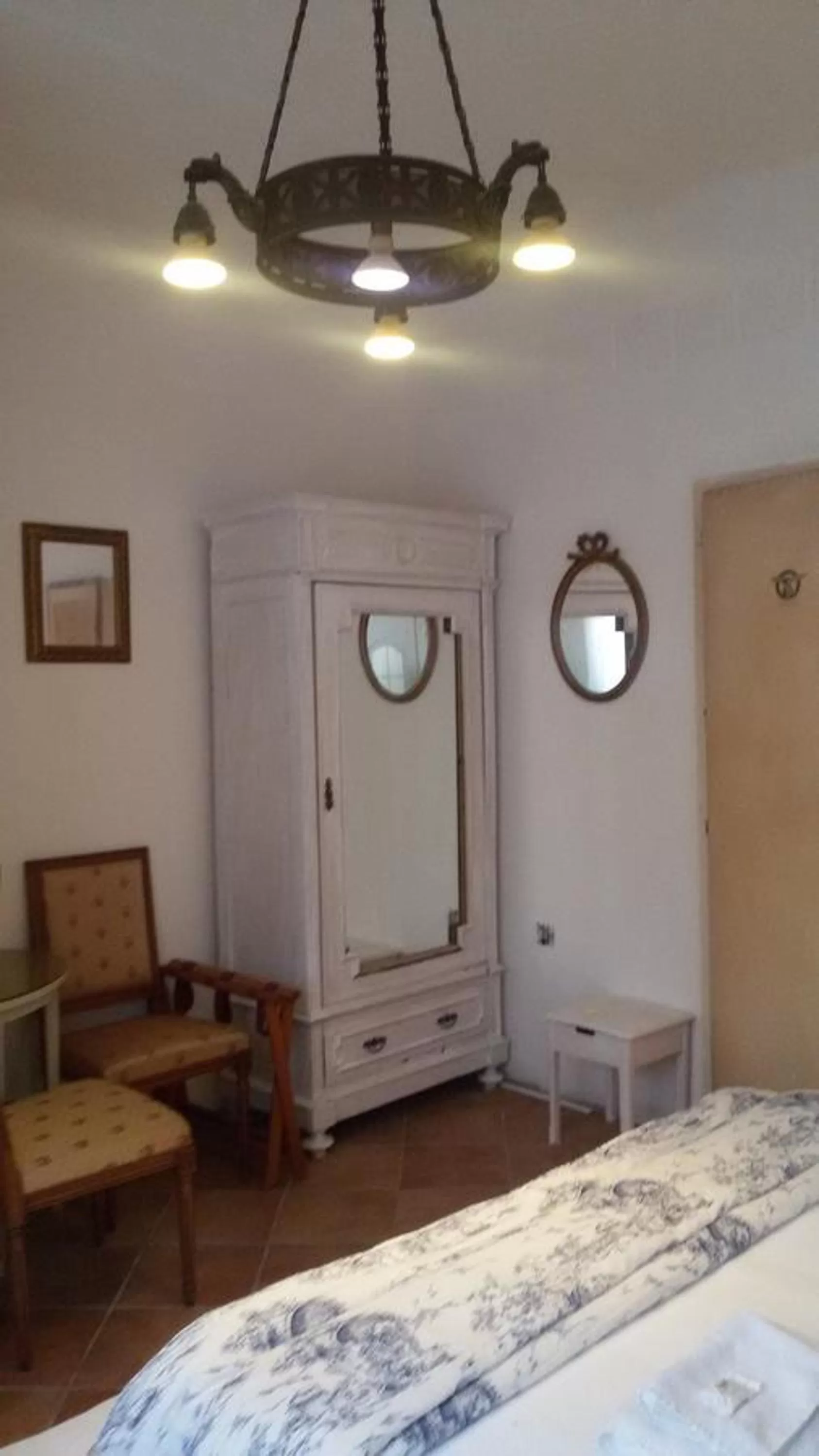 Seating area, Bed in Villa Fiorita