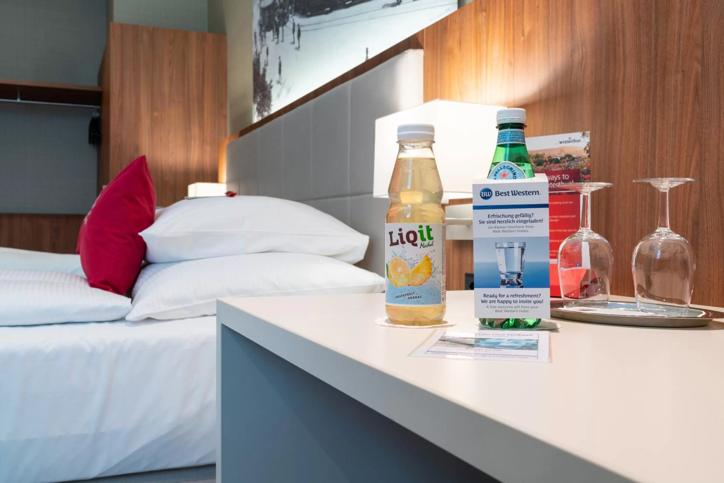 Decorative detail, Bed in Hotel Wartmann am Bahnhof