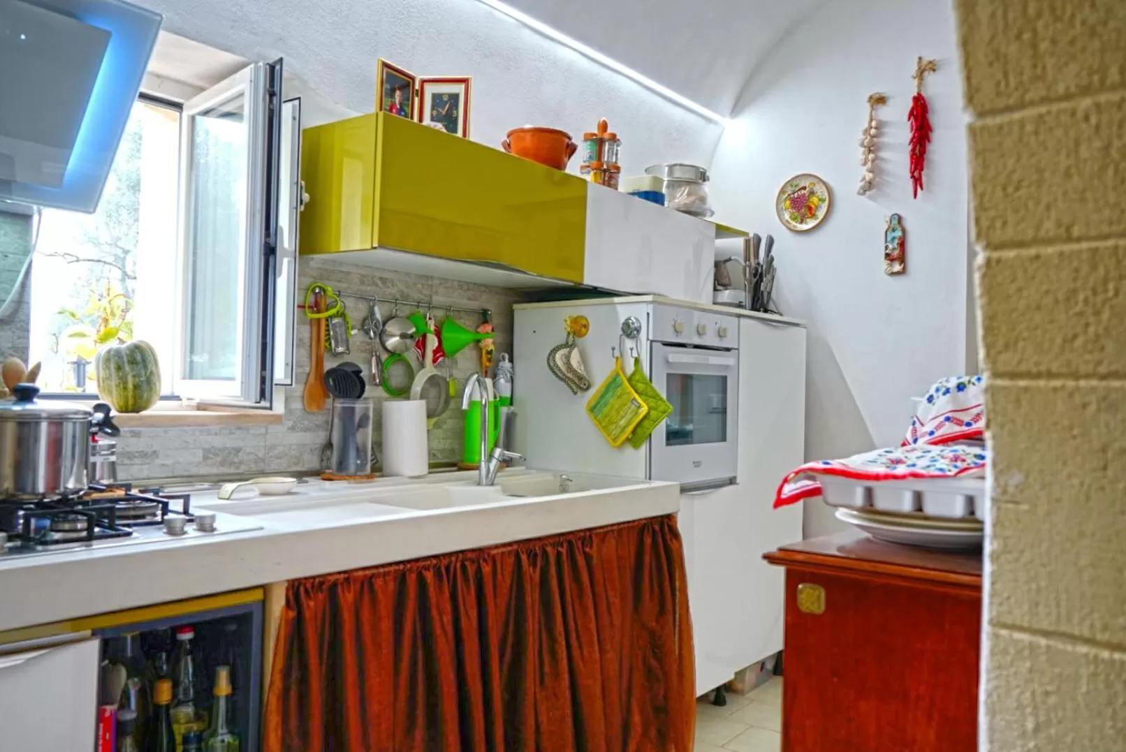 Restaurant/places to eat, Kitchen/Kitchenette in TRULLO CARMEN