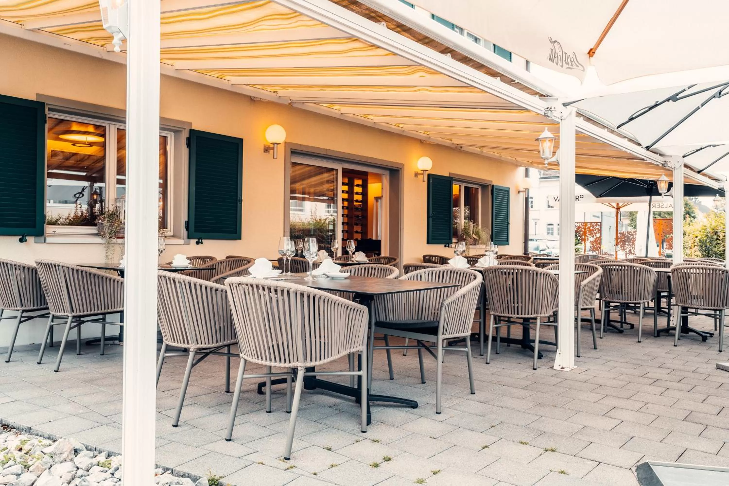Patio in Hotel Rössli Luterbach