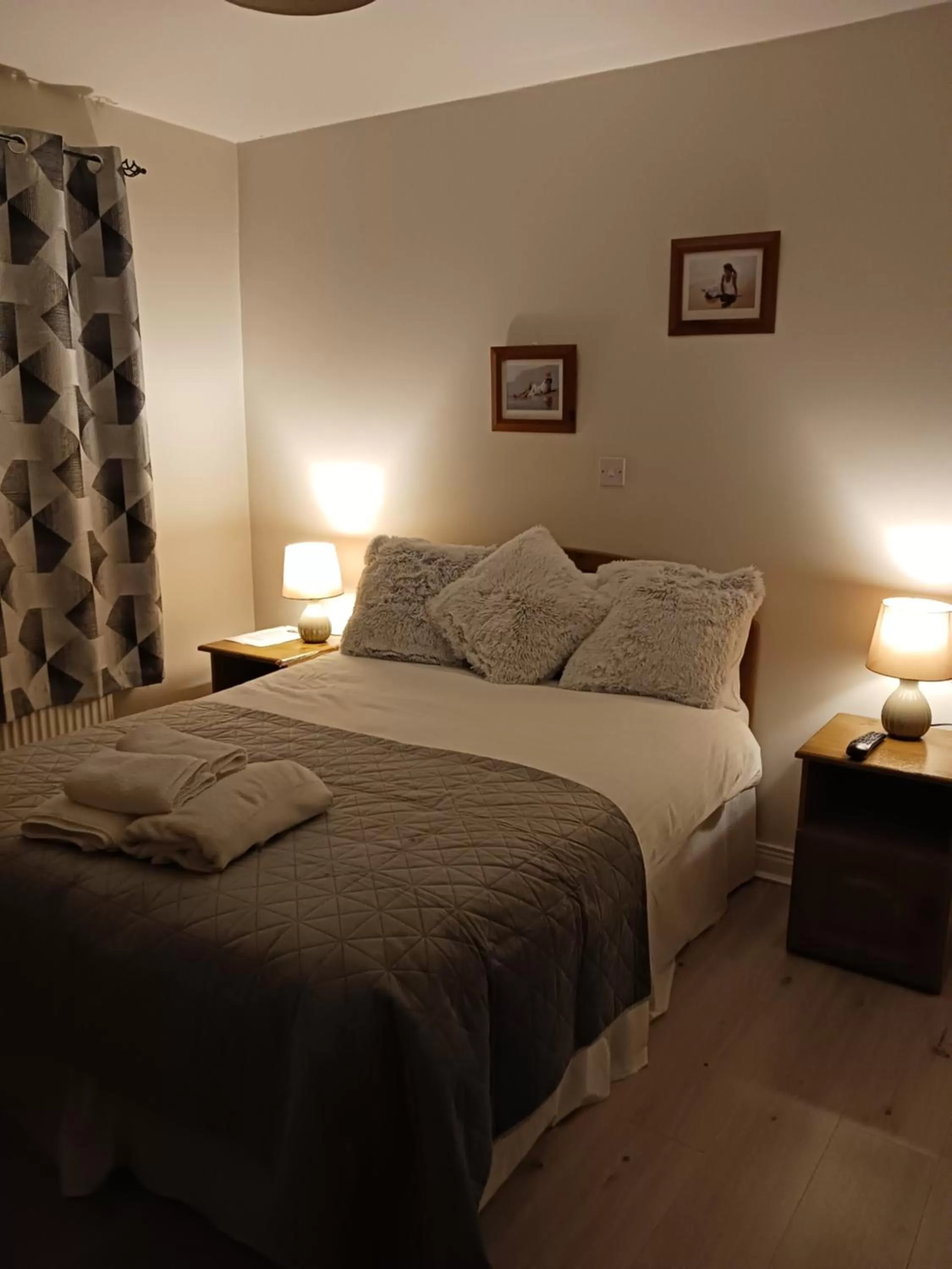 Bed in Johnny B's B&B