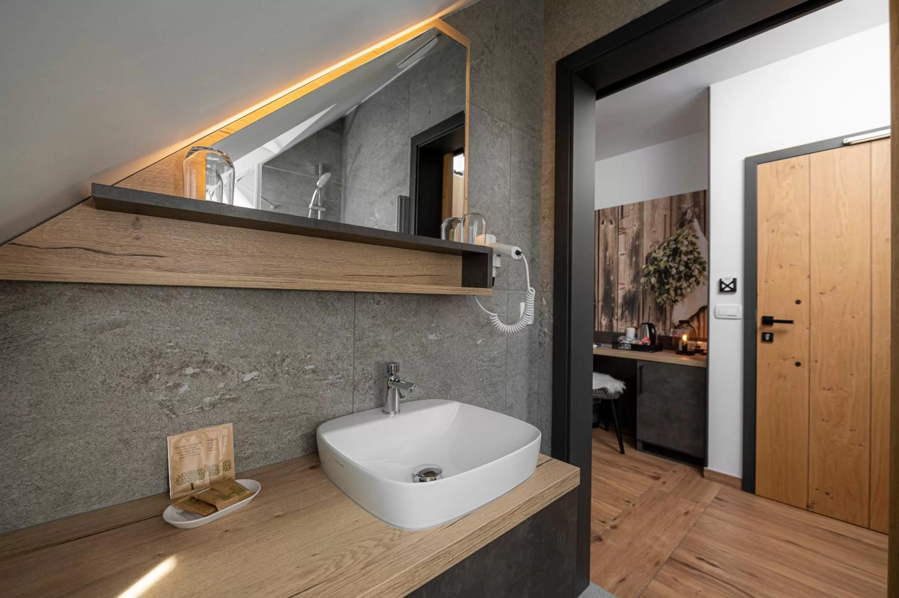 Bathroom in Veldes B&B