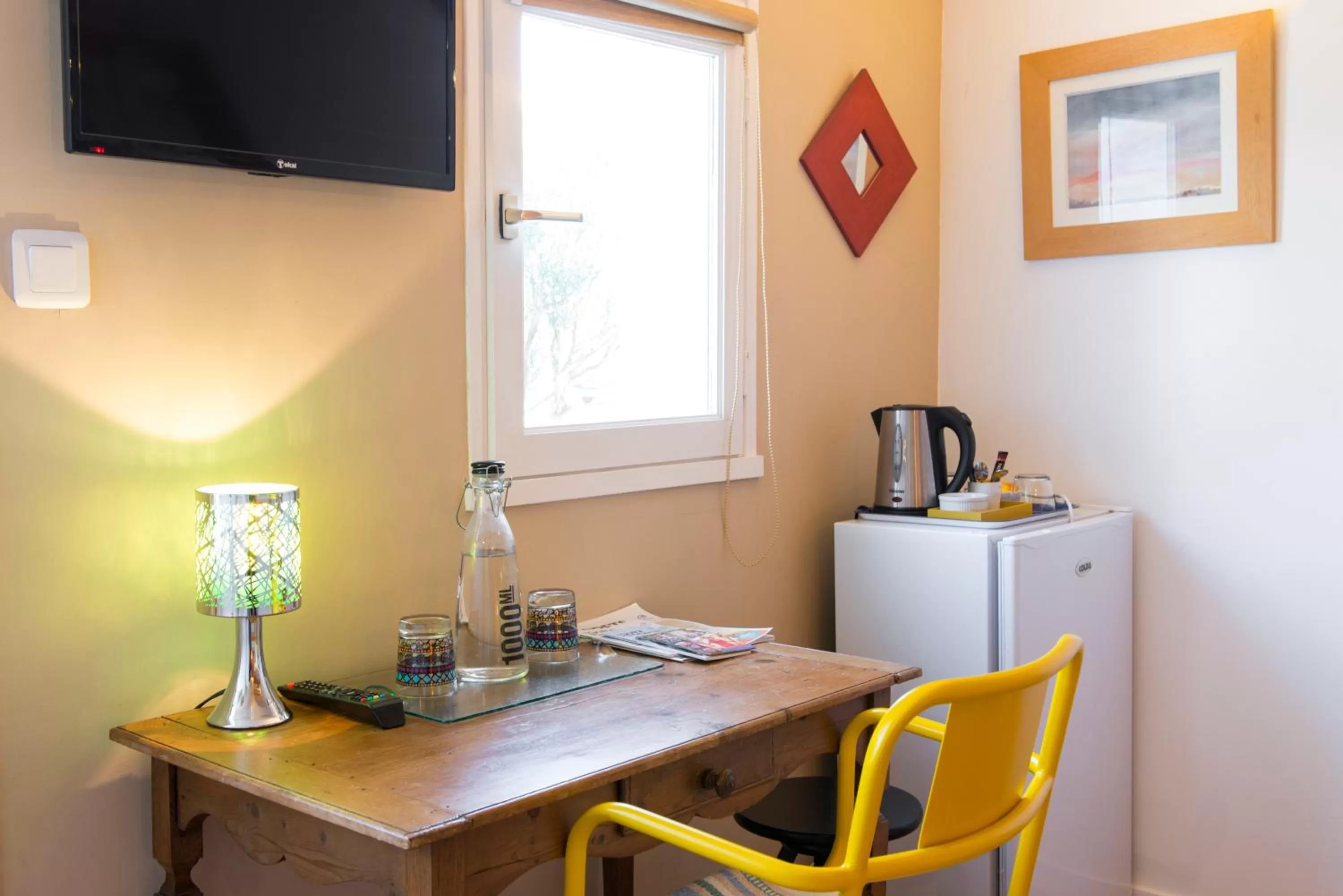 Seating area in Les Yeux Bleus Bed & Breakfast