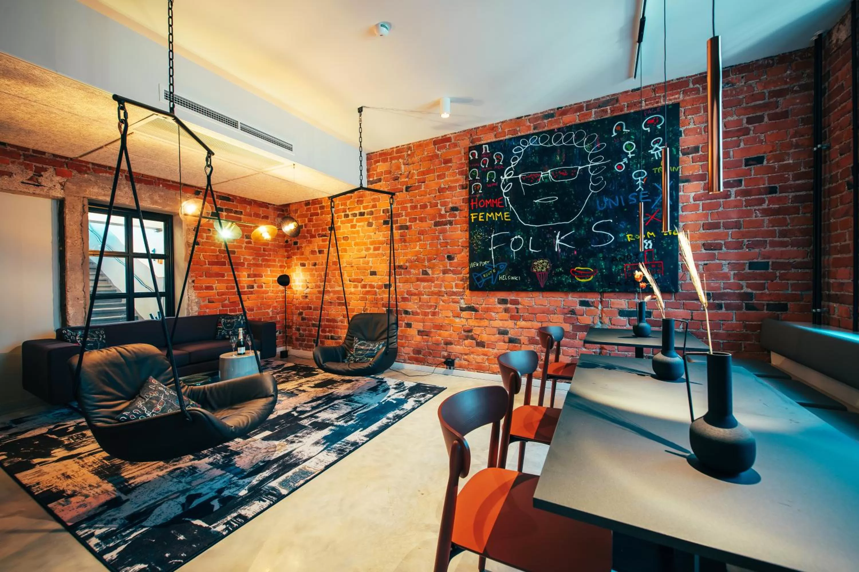 Lounge or bar in The Folks Hotel Konepaja