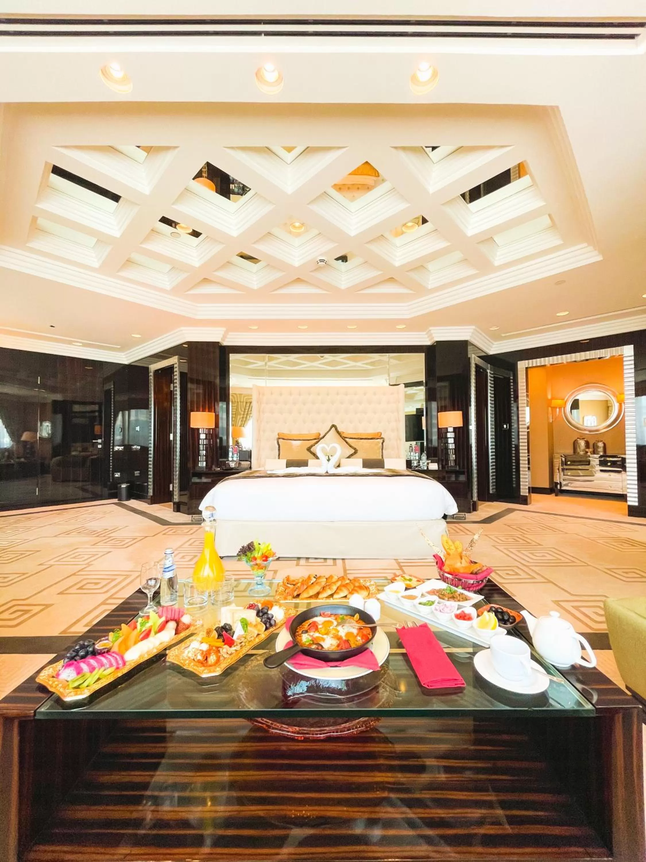 Breakfast in Mövenpick Grand Al Bustan