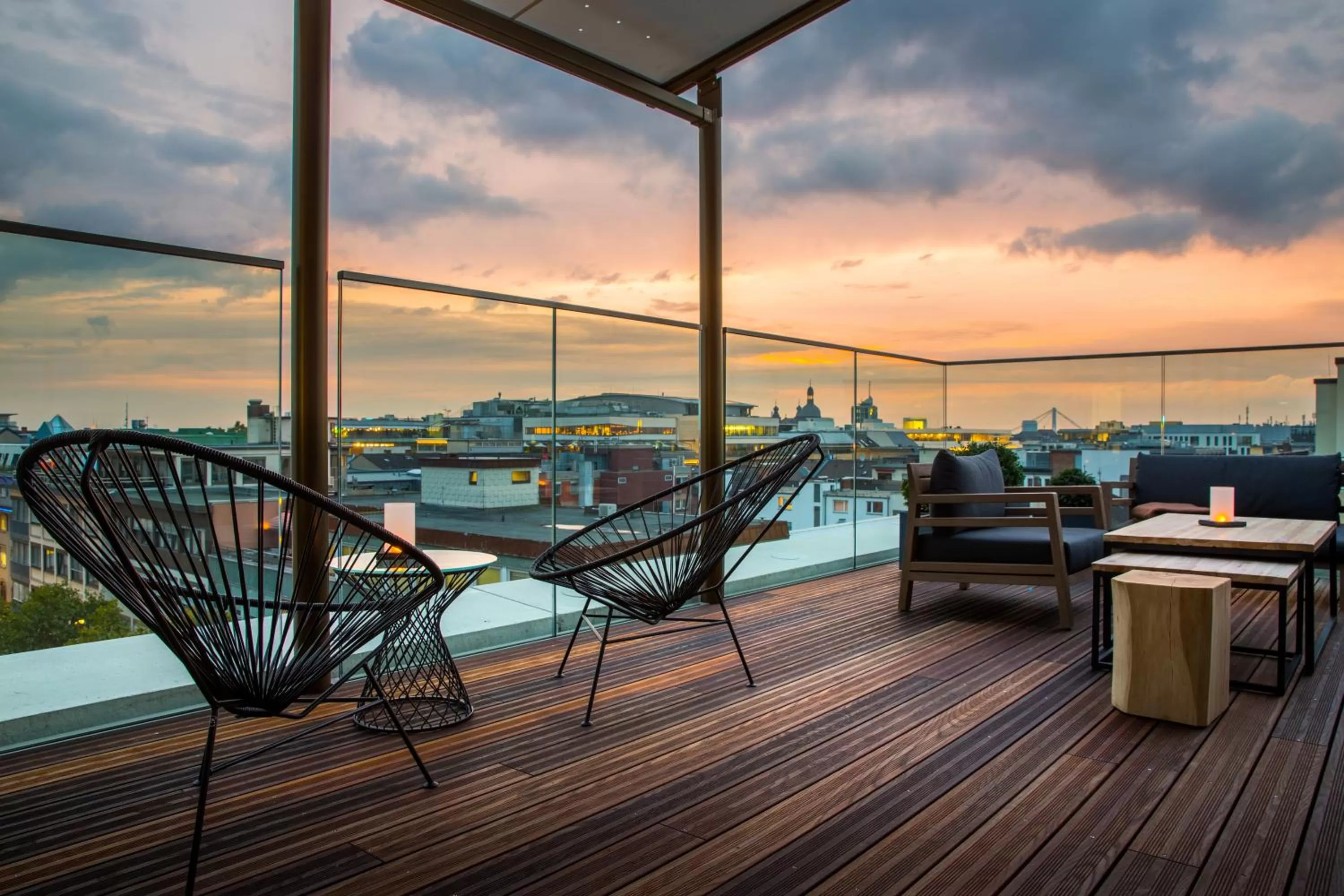 Balcony/Terrace in Radisson Blu Hotel, Mannheim